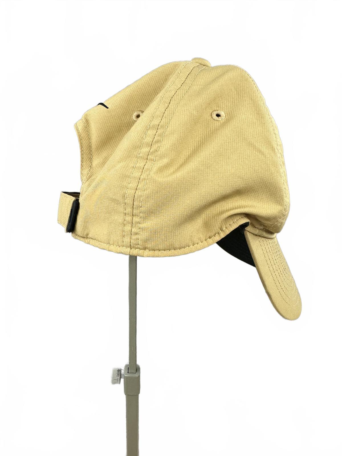 Nike Classic Tan/Butter Yellow Baseball Cap with Black Swoosh Logo