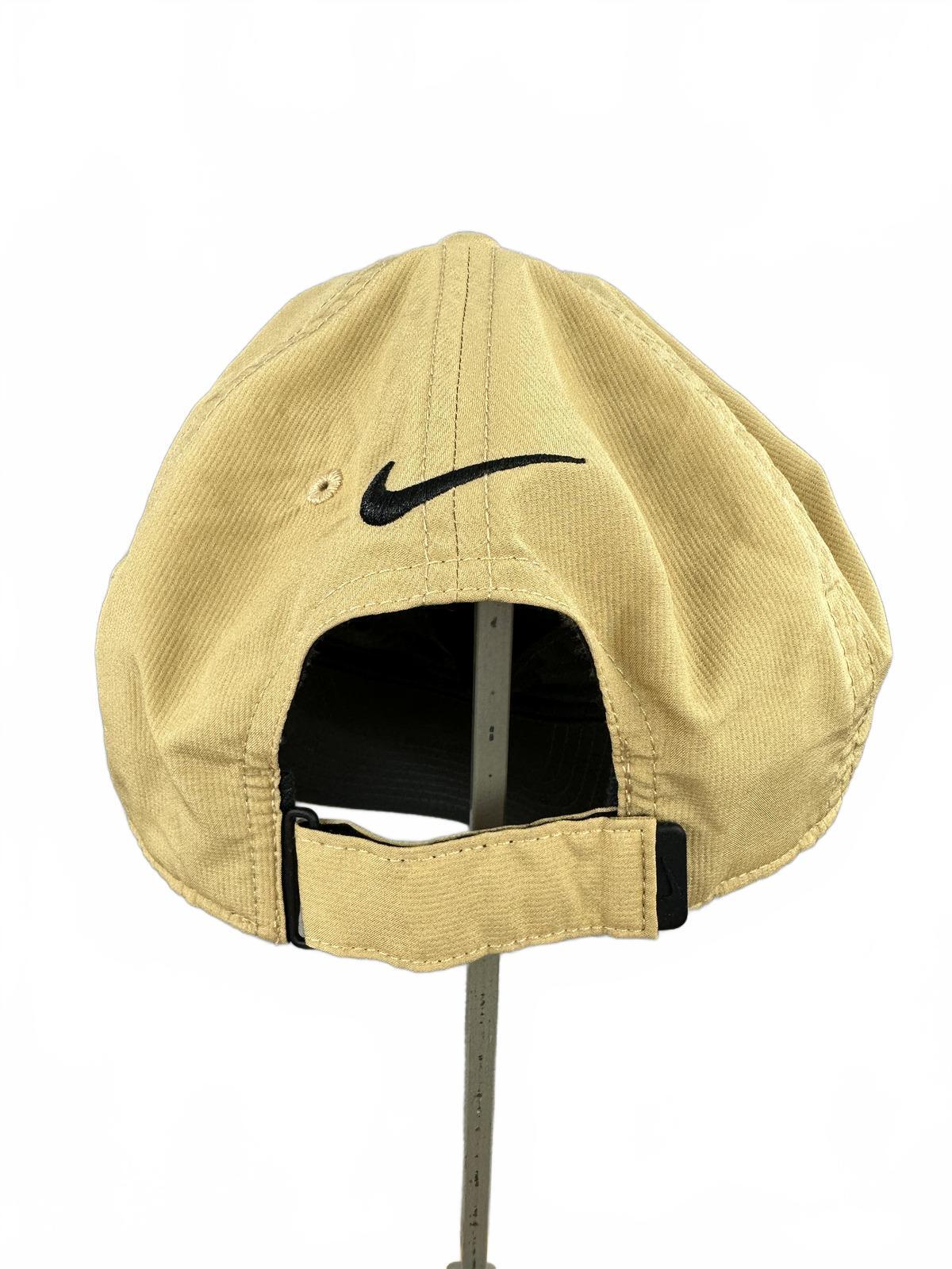 Nike Classic Tan/Butter Yellow Baseball Cap with Black Swoosh Logo