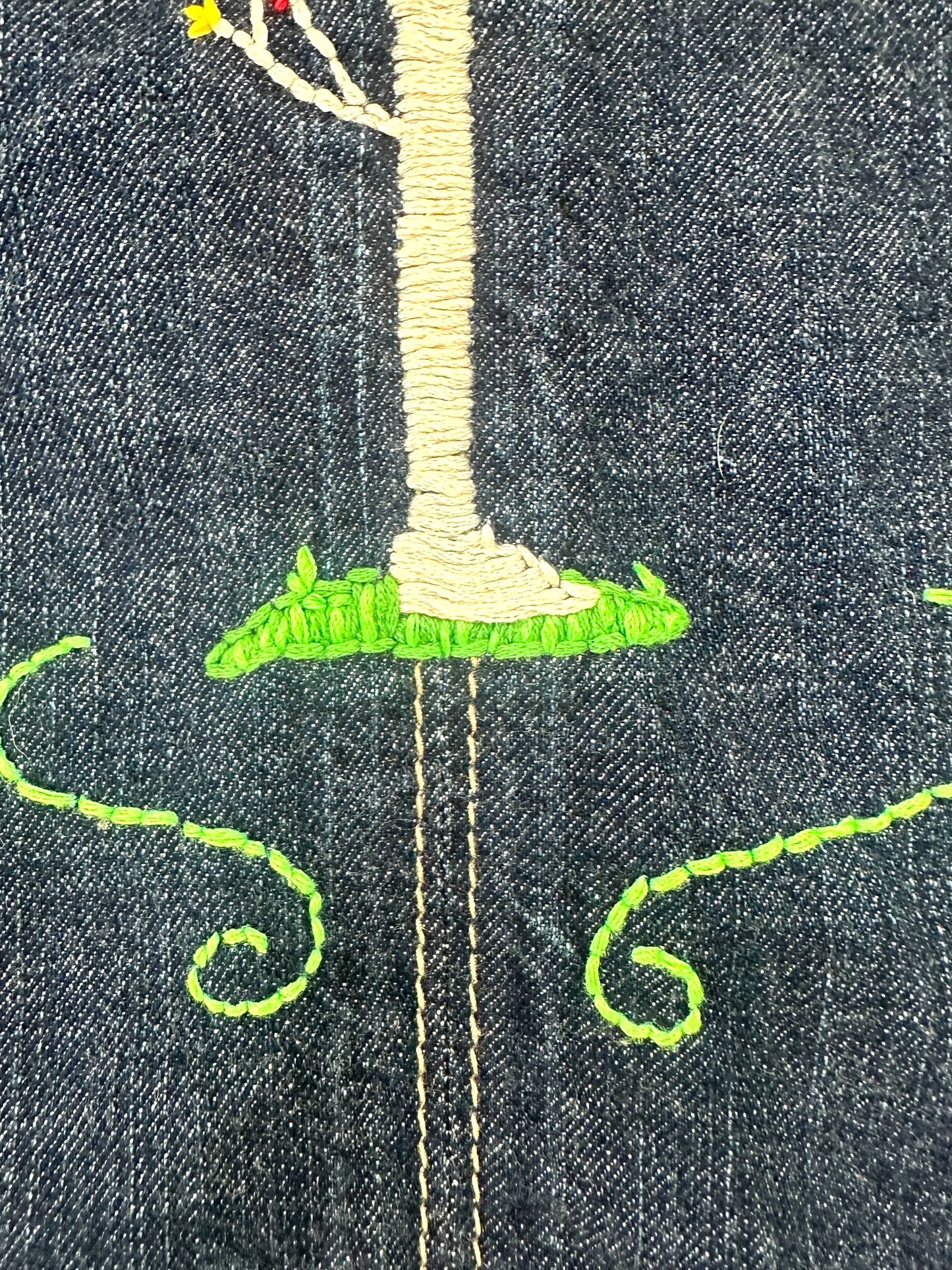 DKNY Jeans Denim Jacket with Custom Embroidery