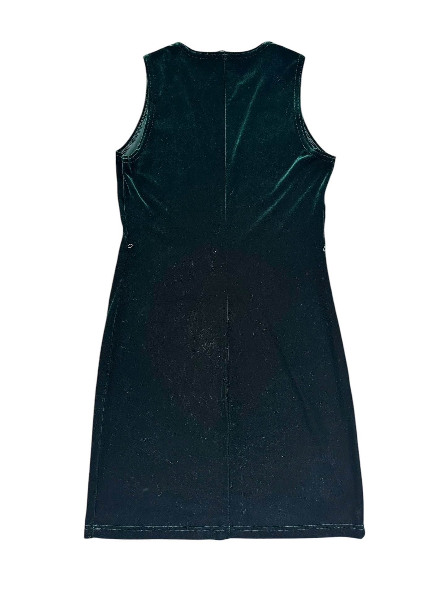Vintage 2 Piece Ronni Nicole Green Velvet Dress & Jacket