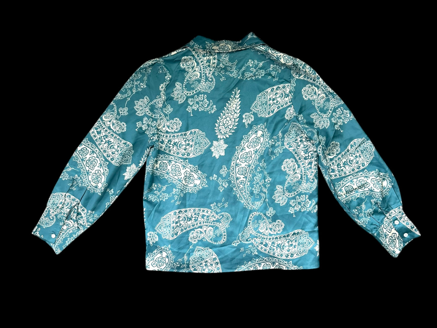 Paisley Silky Button Up