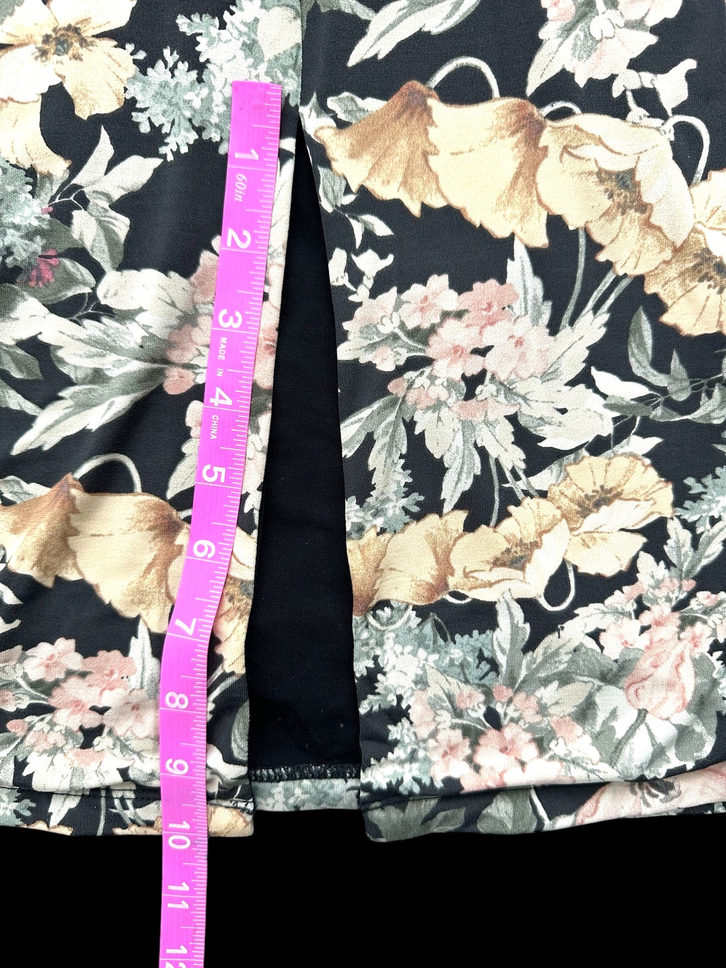 Maurice's Floral Ruched Midi Dress