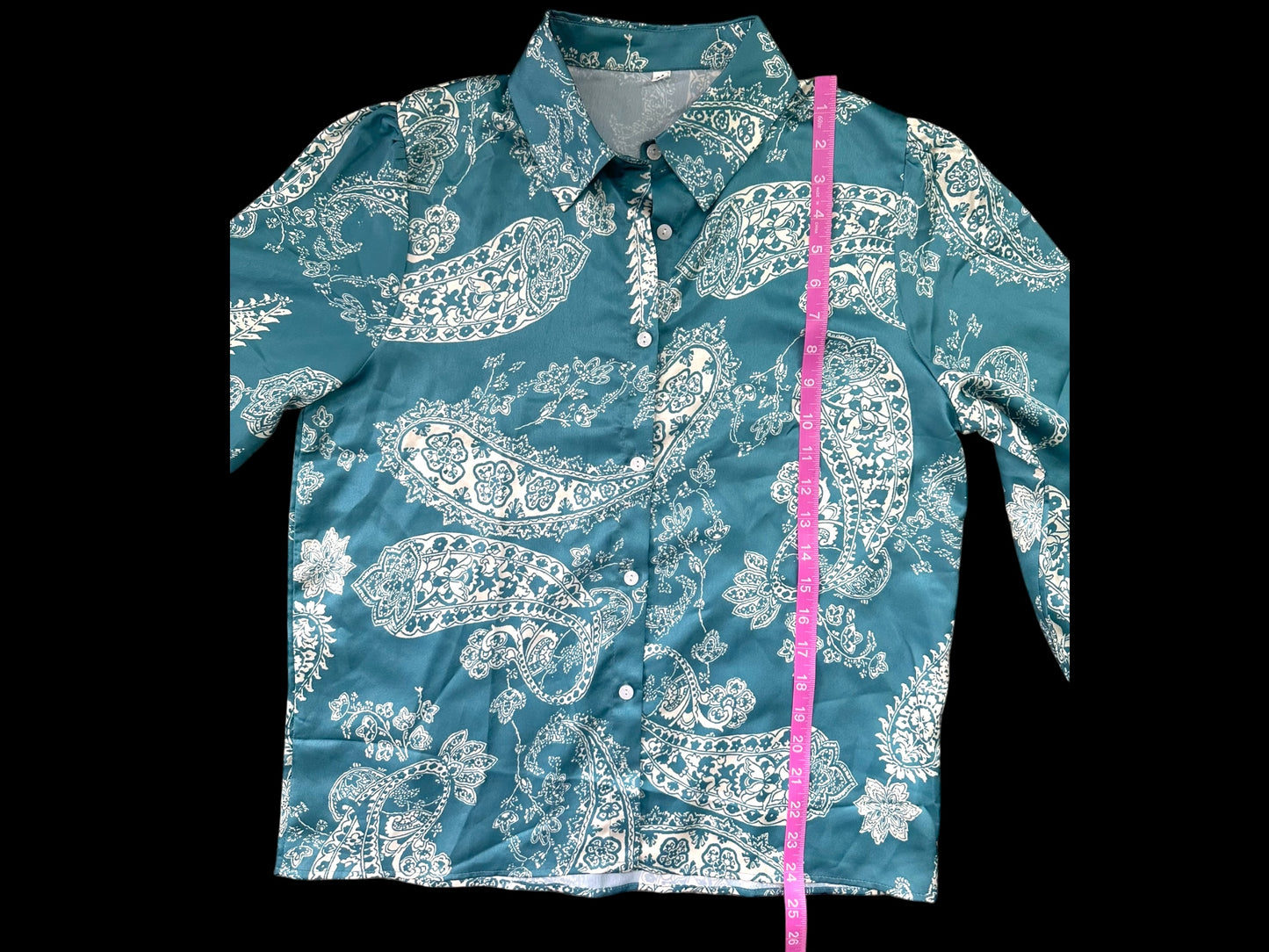 Paisley Silky Button Up