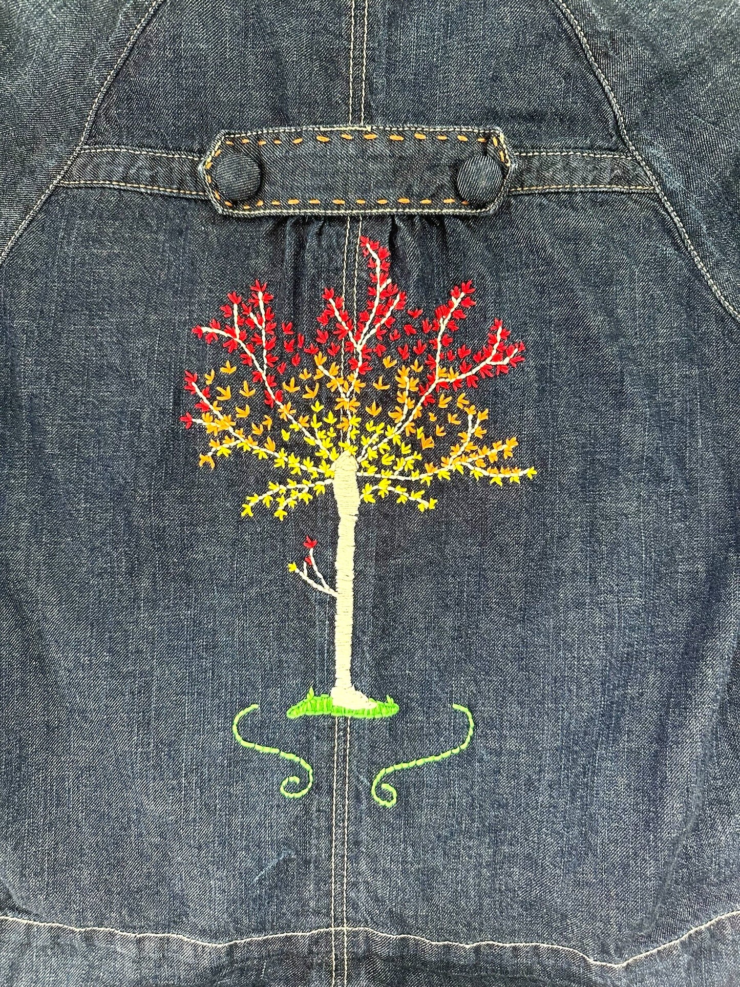 DKNY Jeans Denim Jacket with Custom Embroidery