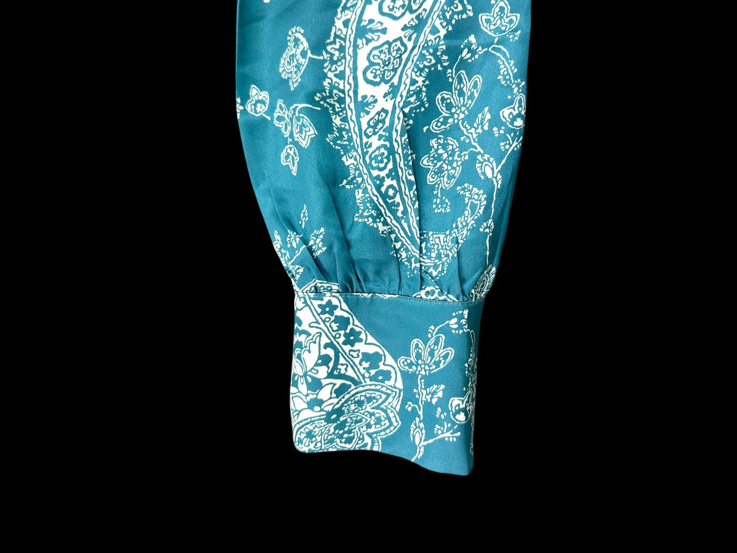 Paisley Silky Button Up