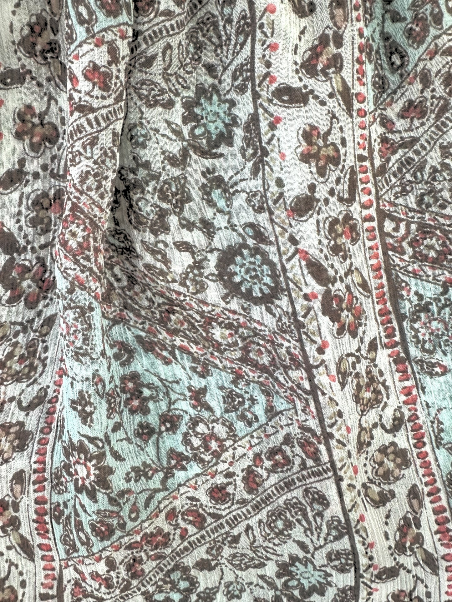 Maurices Flowy Boho Sheer Blouse