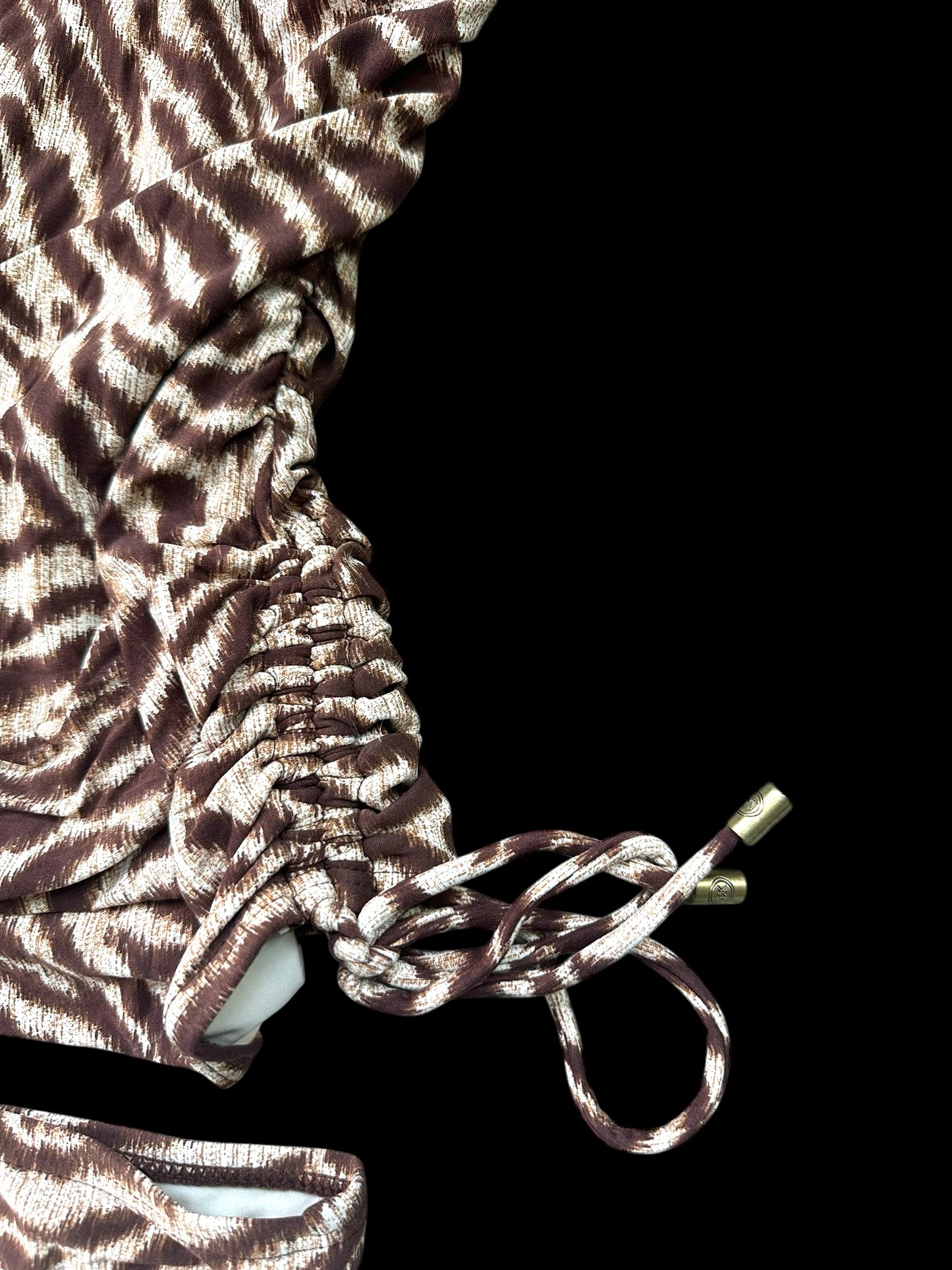 Micheal Kors Brown Tiger Print Tankini