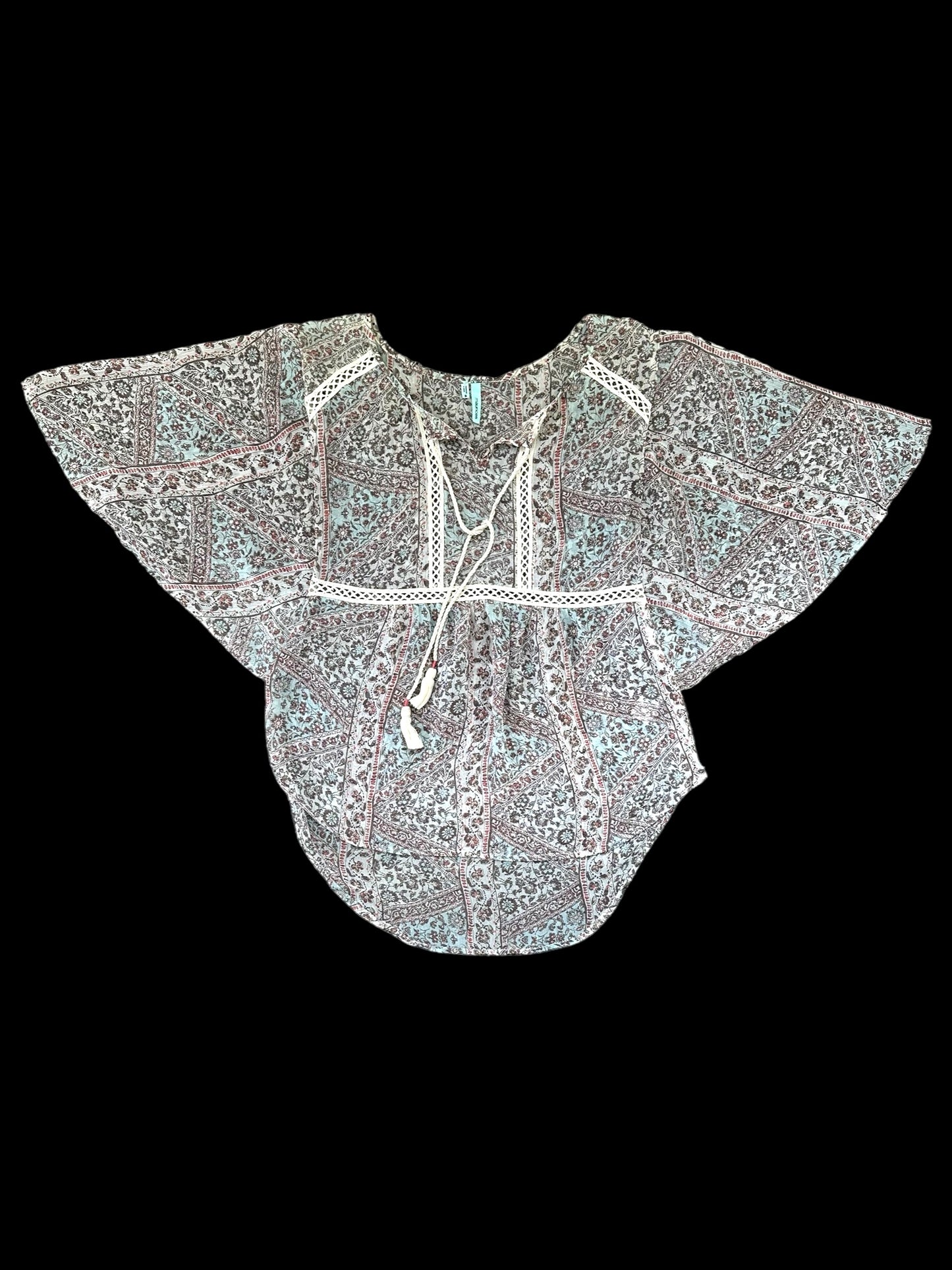 Maurices Flowy Boho Sheer Blouse