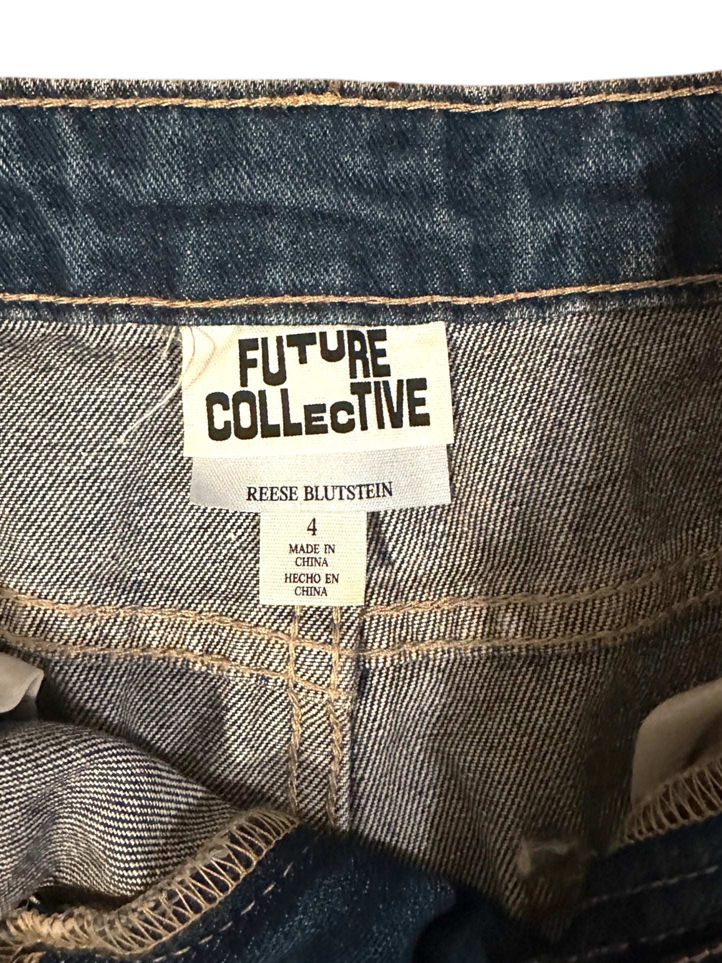 Future Collective High Waisted Straight Leg Jeans