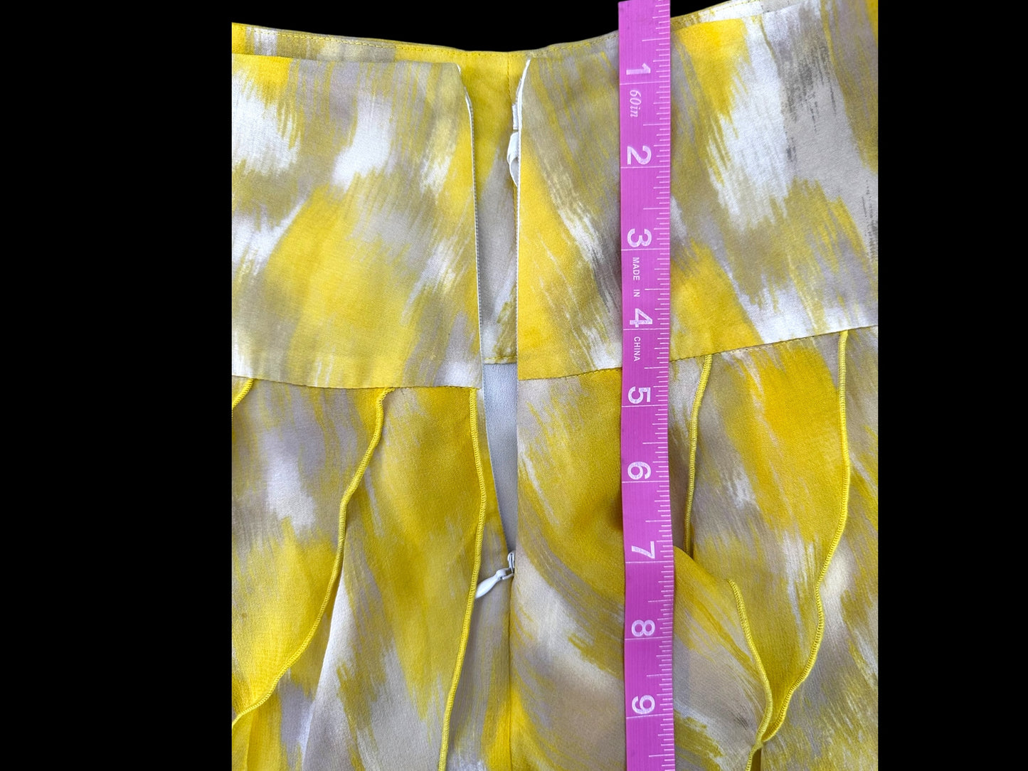 INC International Concepts Women's Yellow Skirt