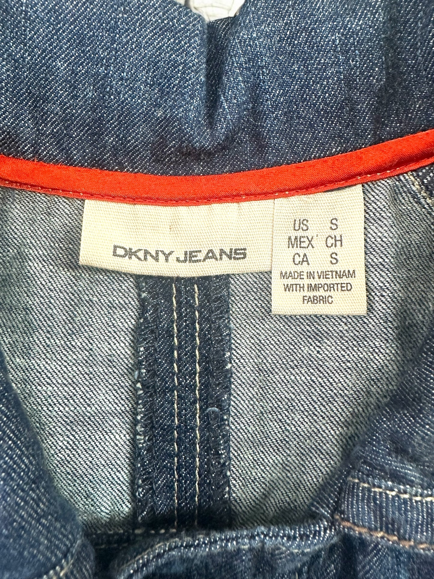 DKNY Jeans Denim Jacket with Custom Embroidery