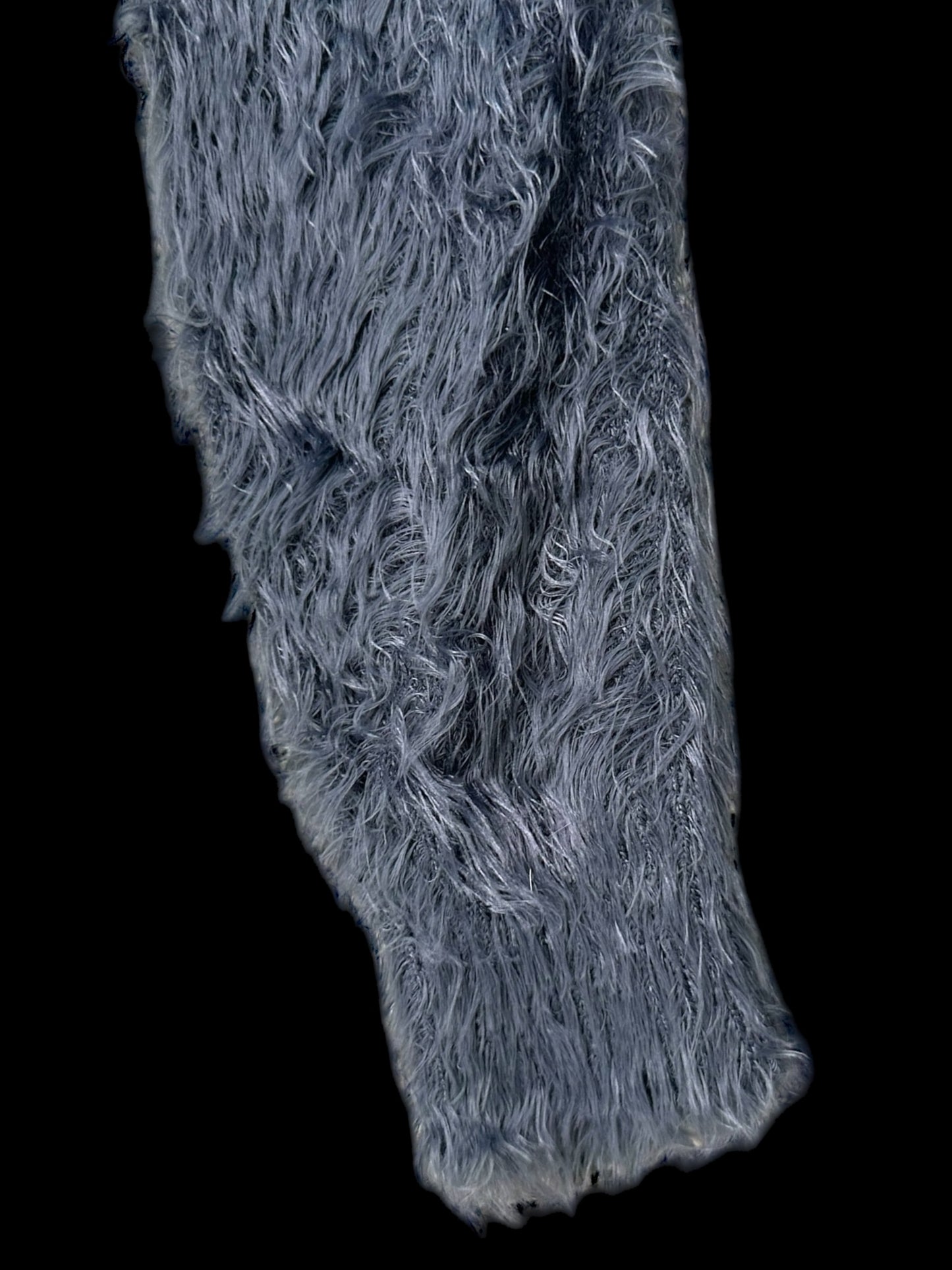 Bobeau Faux Fur Grey Cardigan