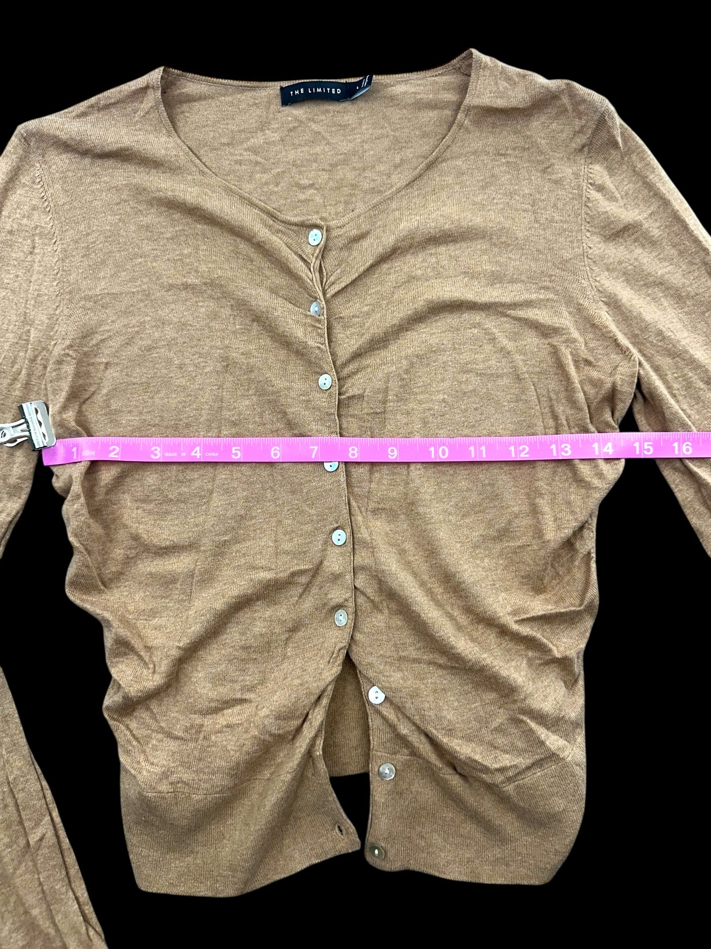 The Limited Golden Cardigan