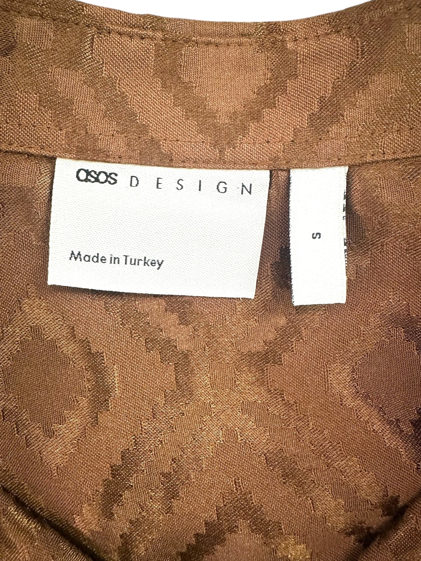 ASOS DESIGN Men's Jacquard Button Down