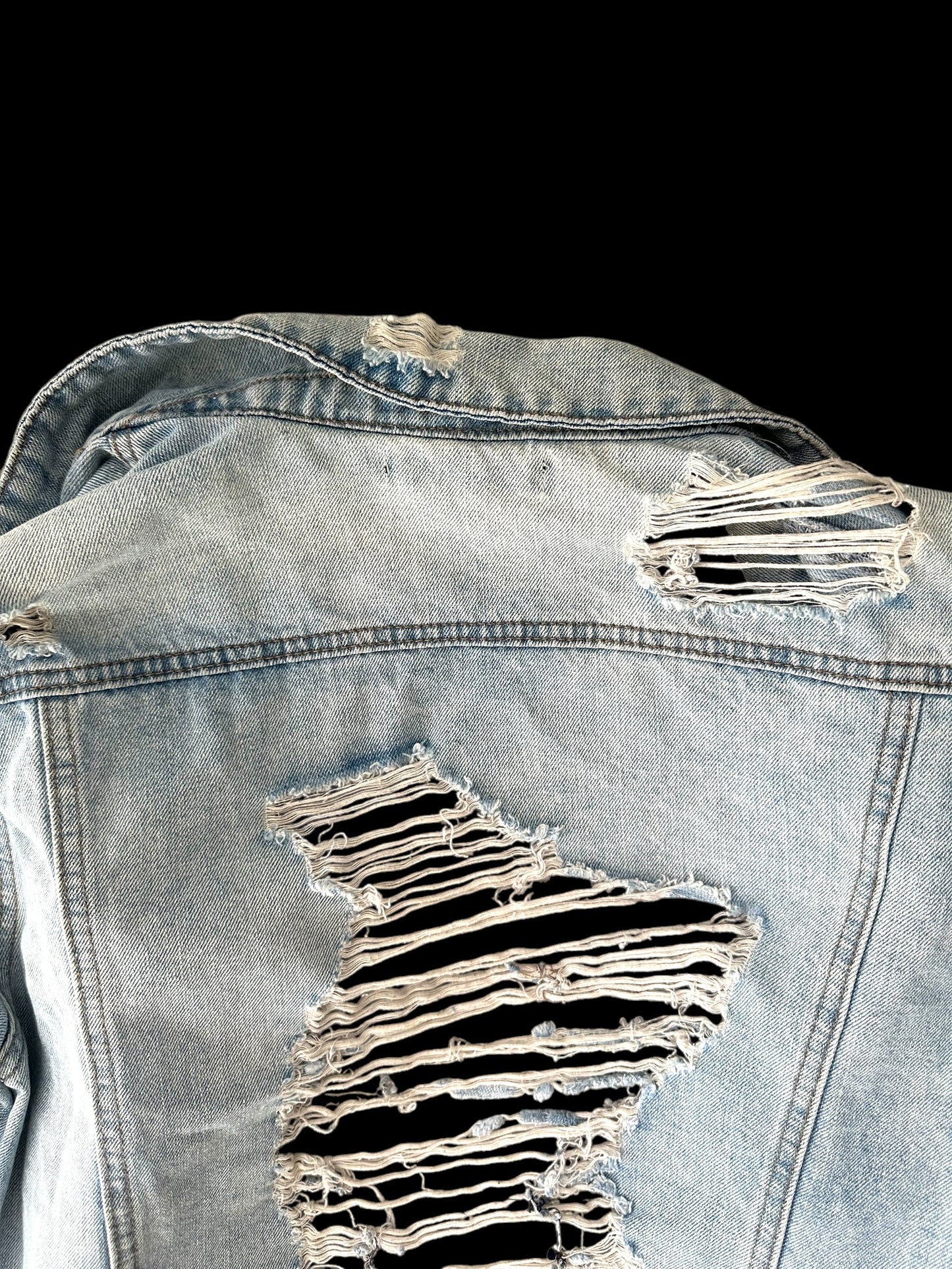 Distressed Denim Jacket