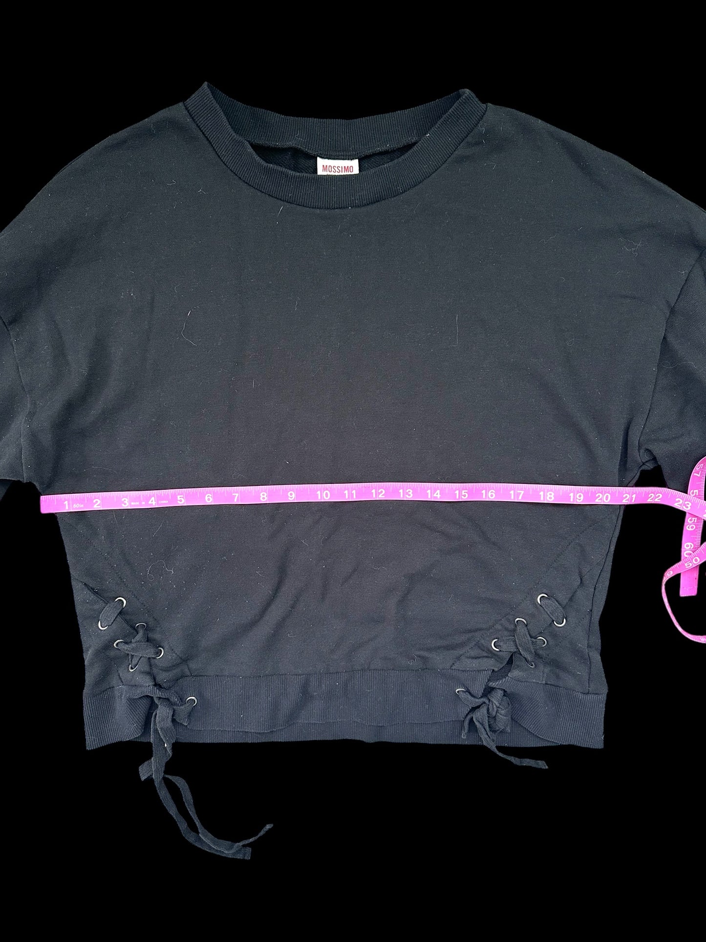 Mossimo Lace Up Crew Neck