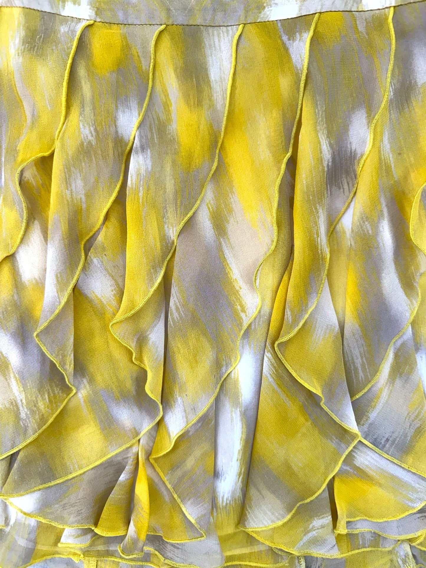 INC International Concepts Women's Yellow Skirt