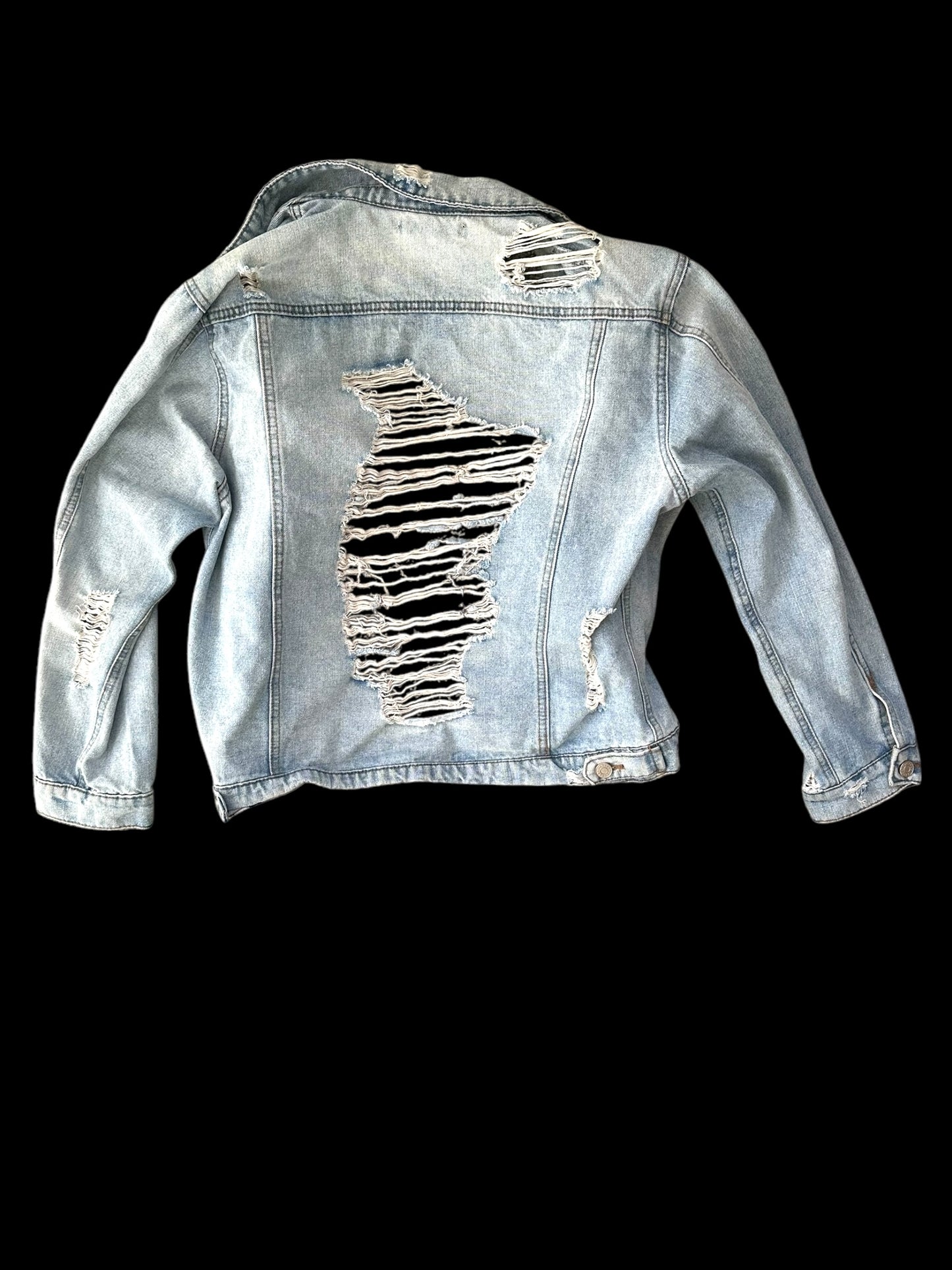Distressed Denim Jacket