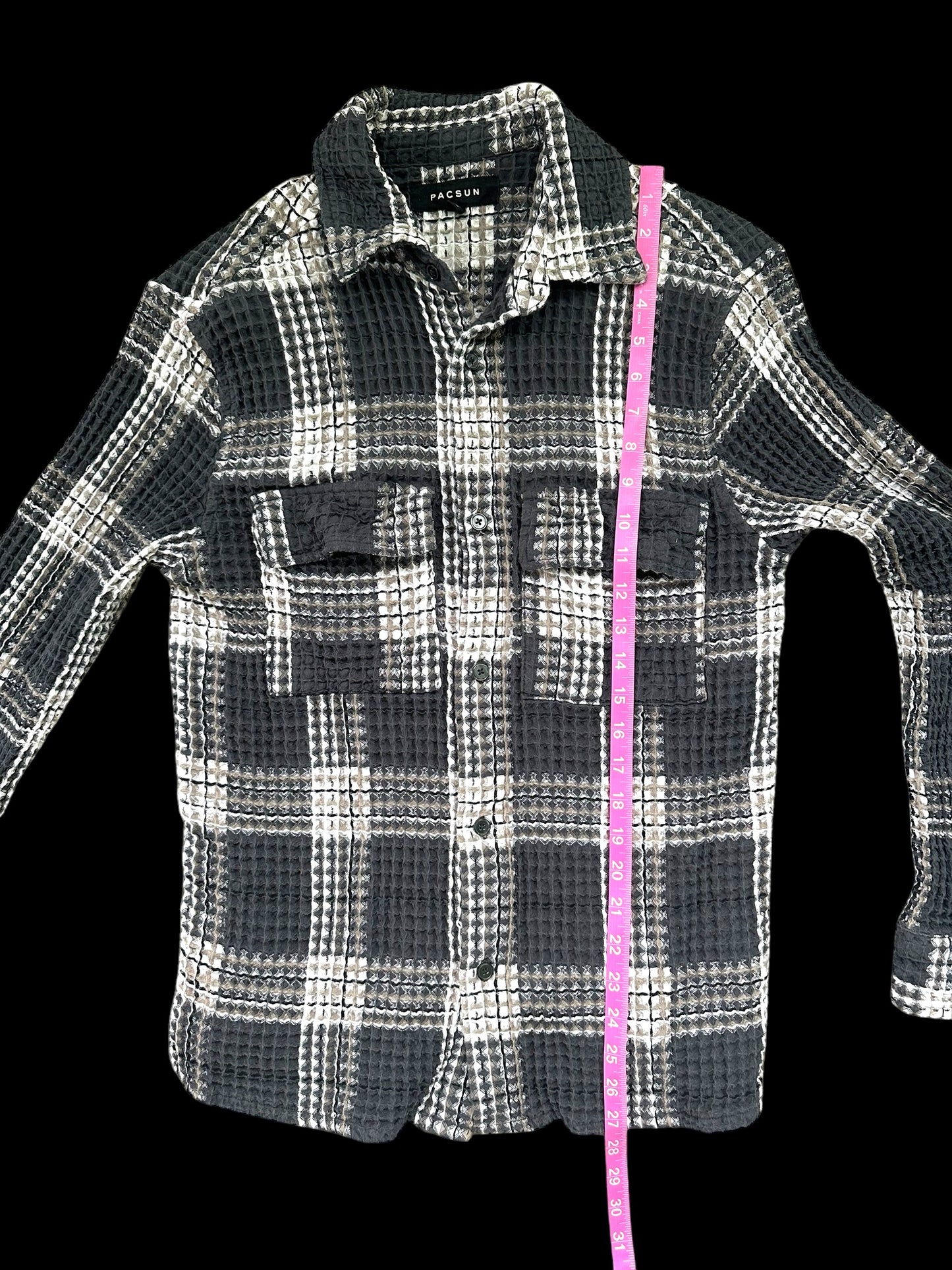 PacSun Checkered Flannel Button Down Jacket