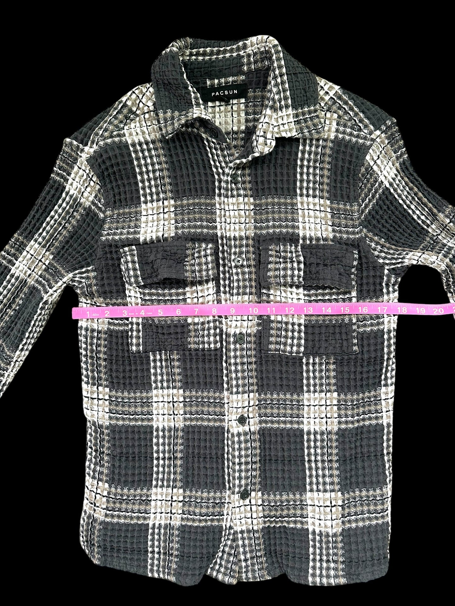 PacSun Checkered Flannel Button Down Jacket