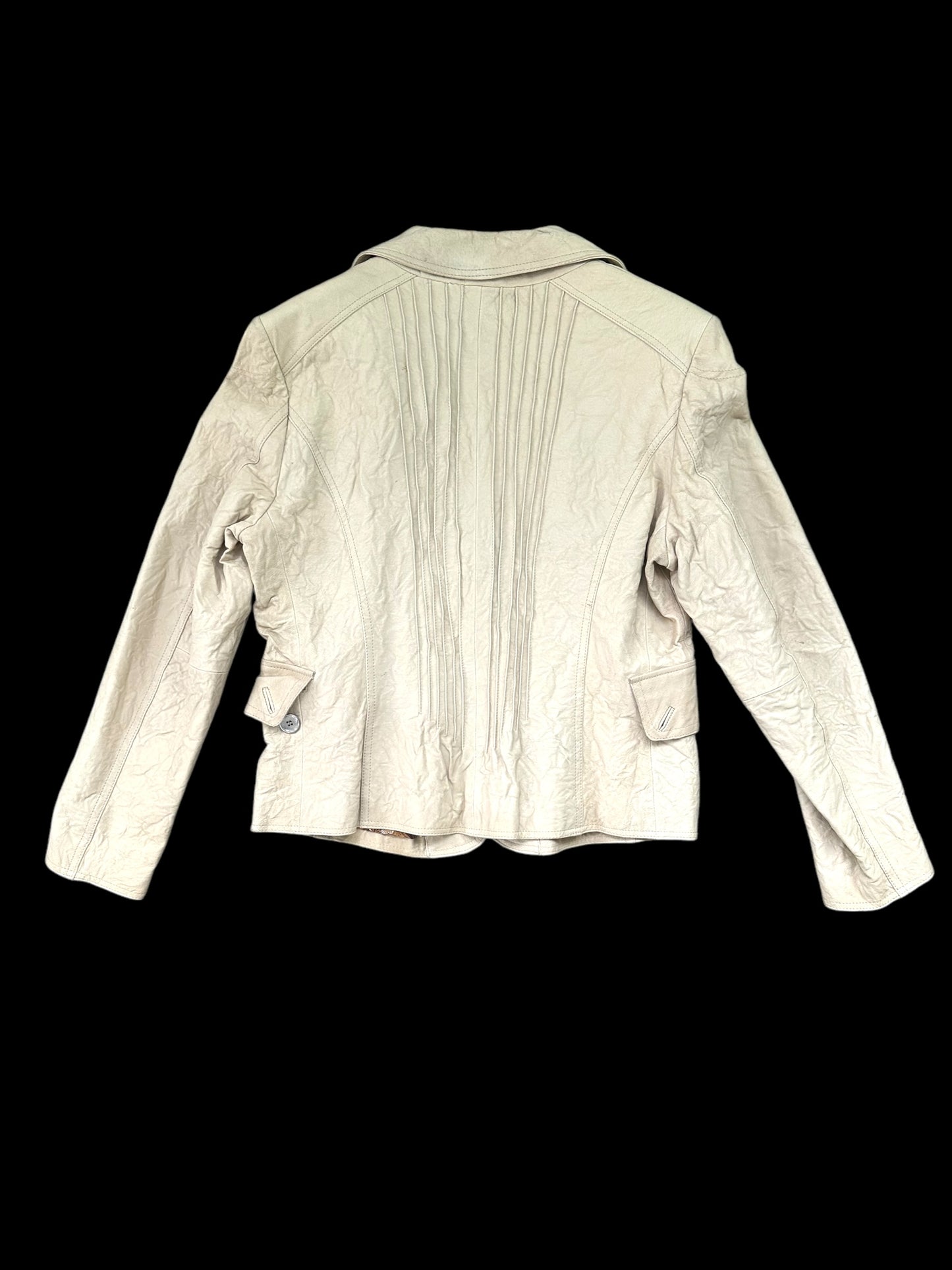 Wilson Leather Cream Leather Jacket