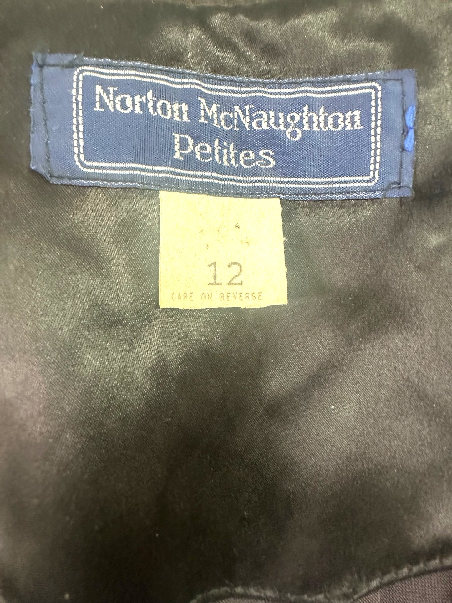 Norton McNaughton Vintage Sequined Burgundy Velvet Blazer