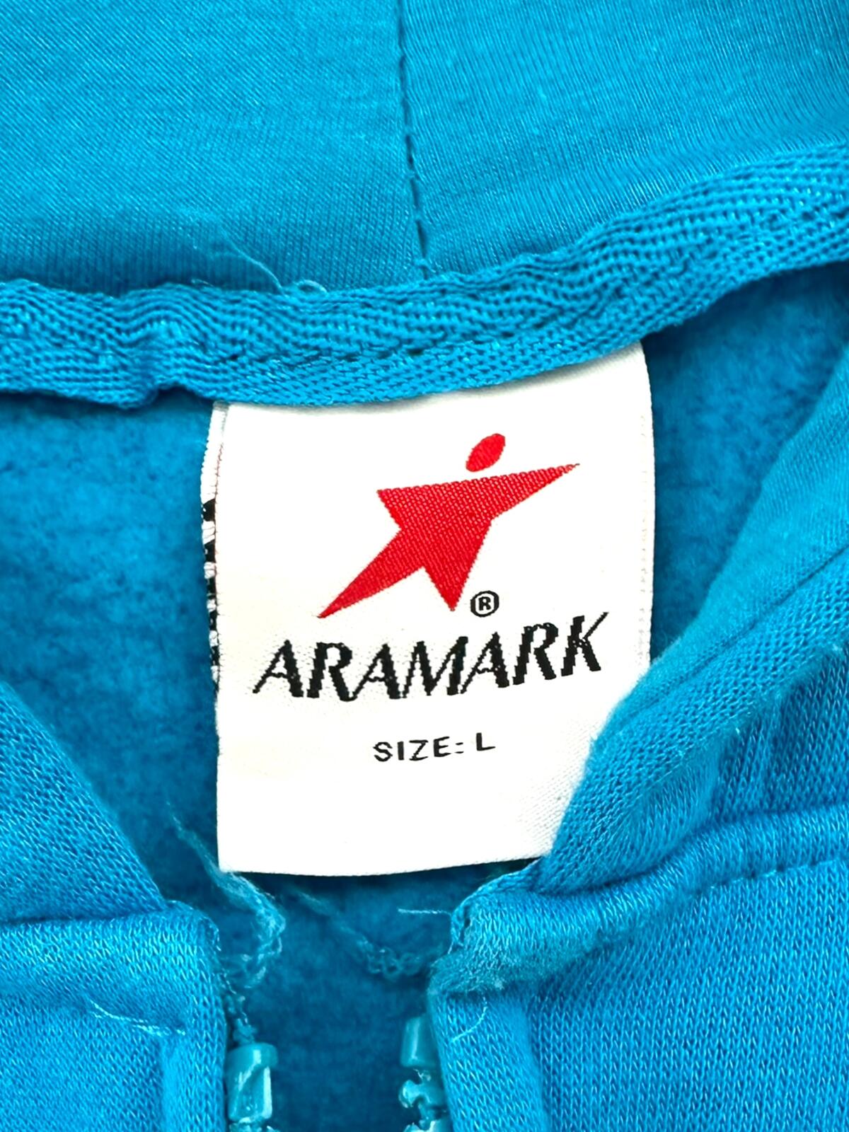 Aramark Pikes Peak Colorado Blue Zip Up Hoodie