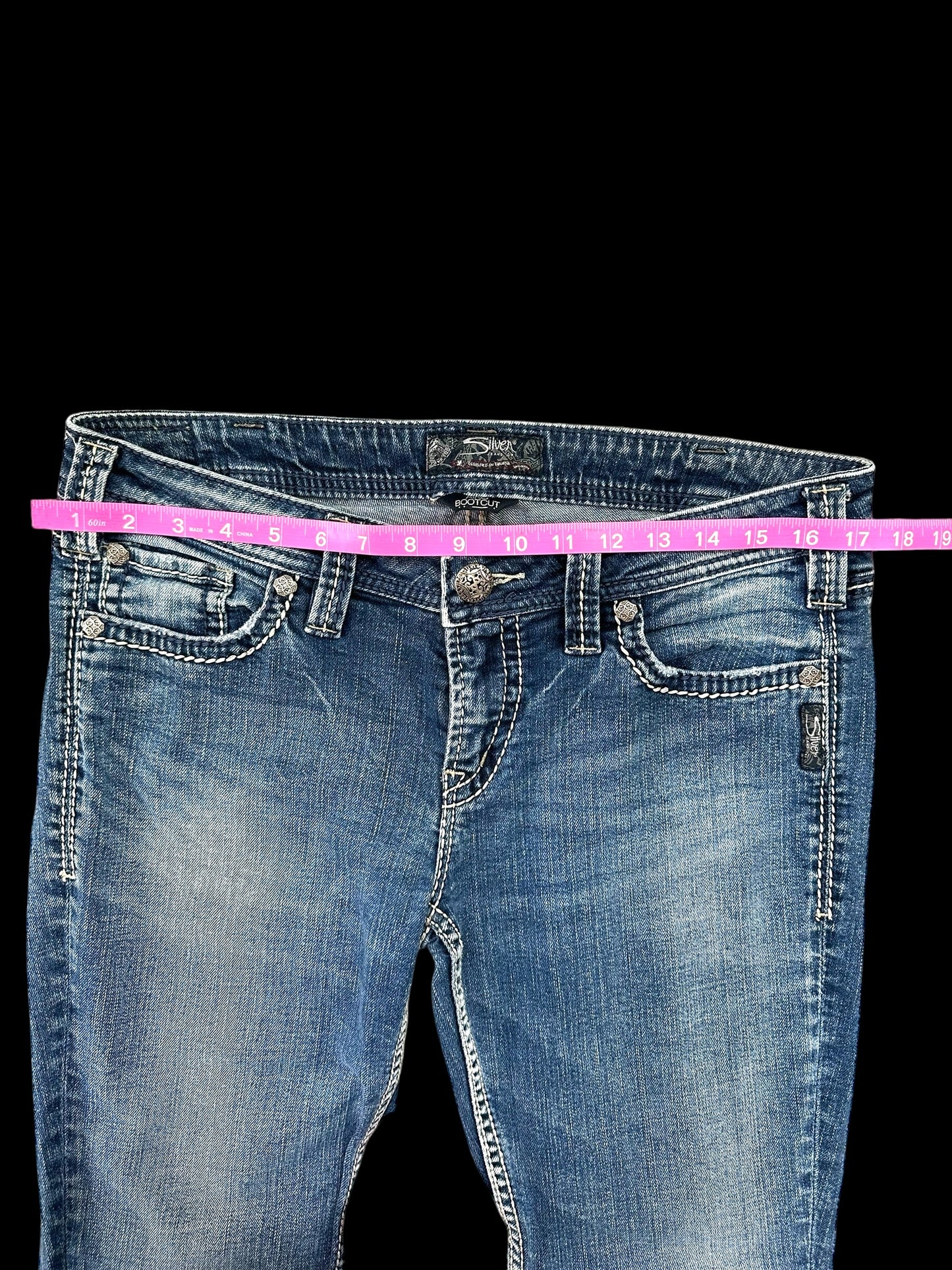 Silver Jean Co. Bootcut Light Wash Denim