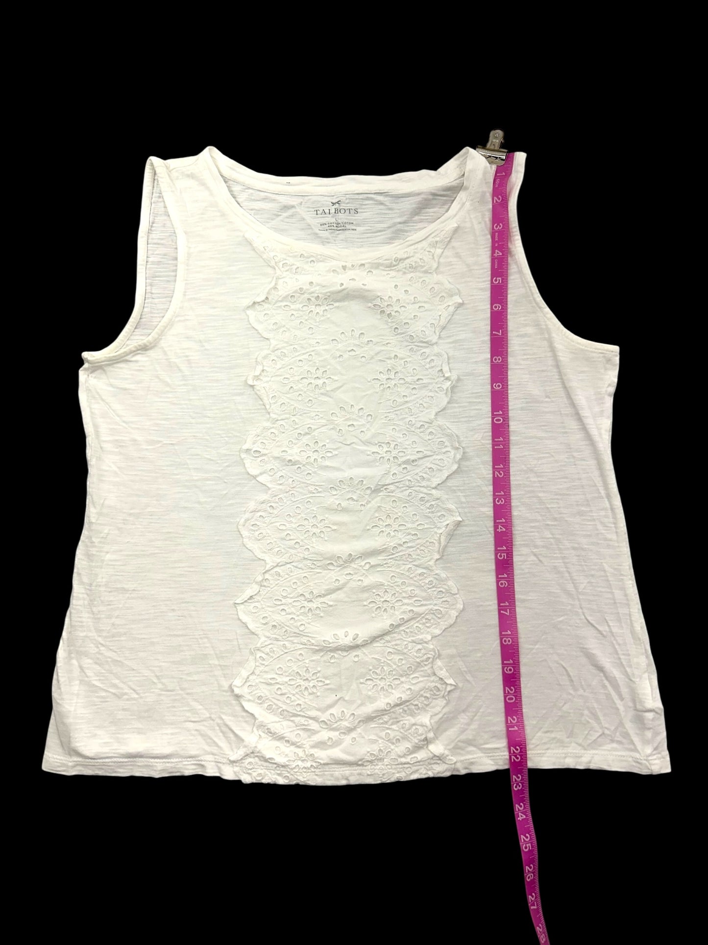 Talbots White Tank Top