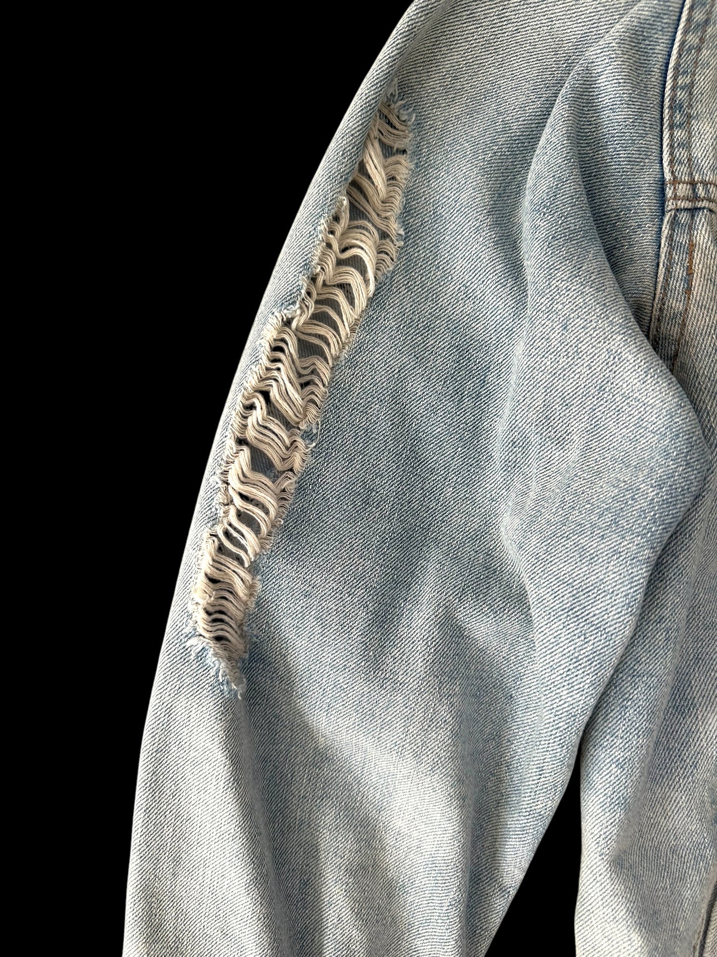 Distressed Denim Jacket