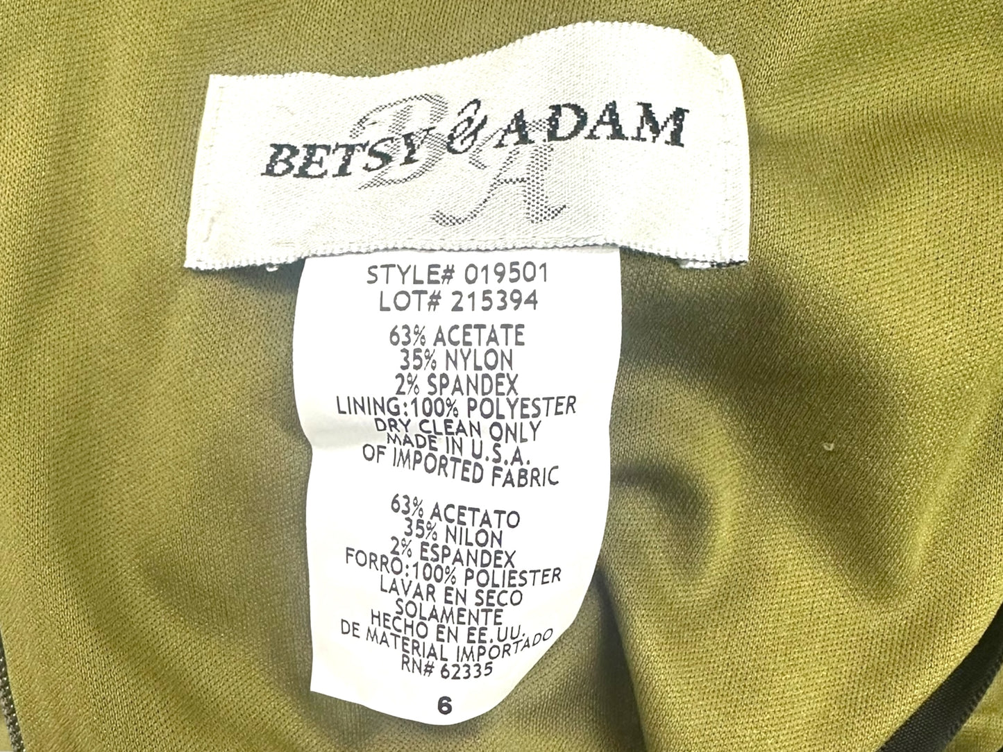 Betsy & Adam Green Halter Dress