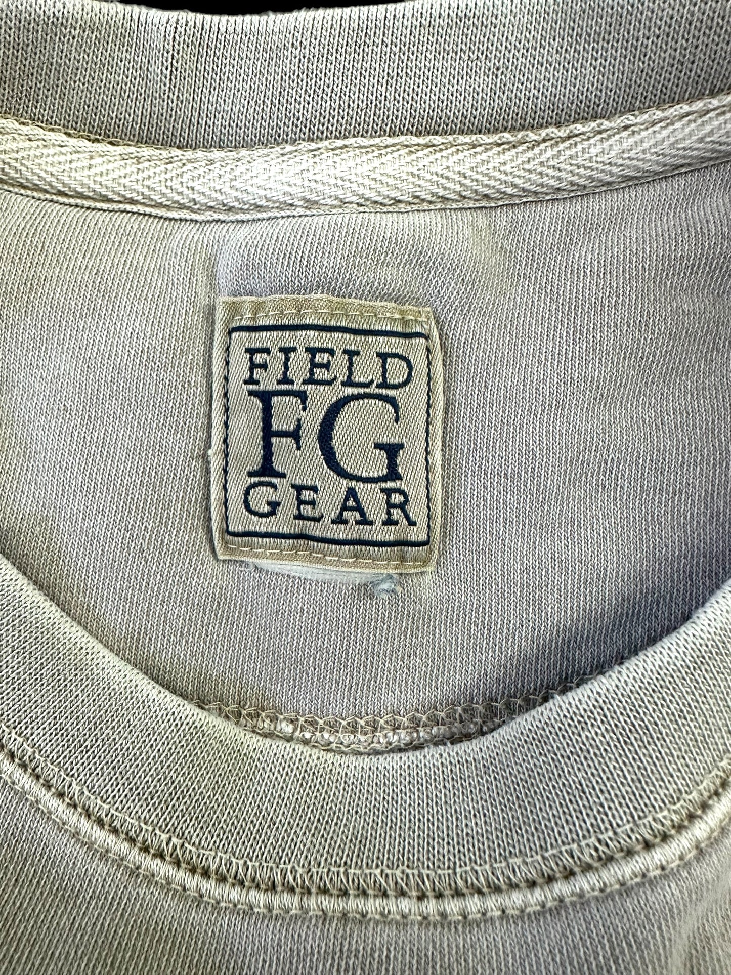 Field Gear Light Grey Crew Pullover
