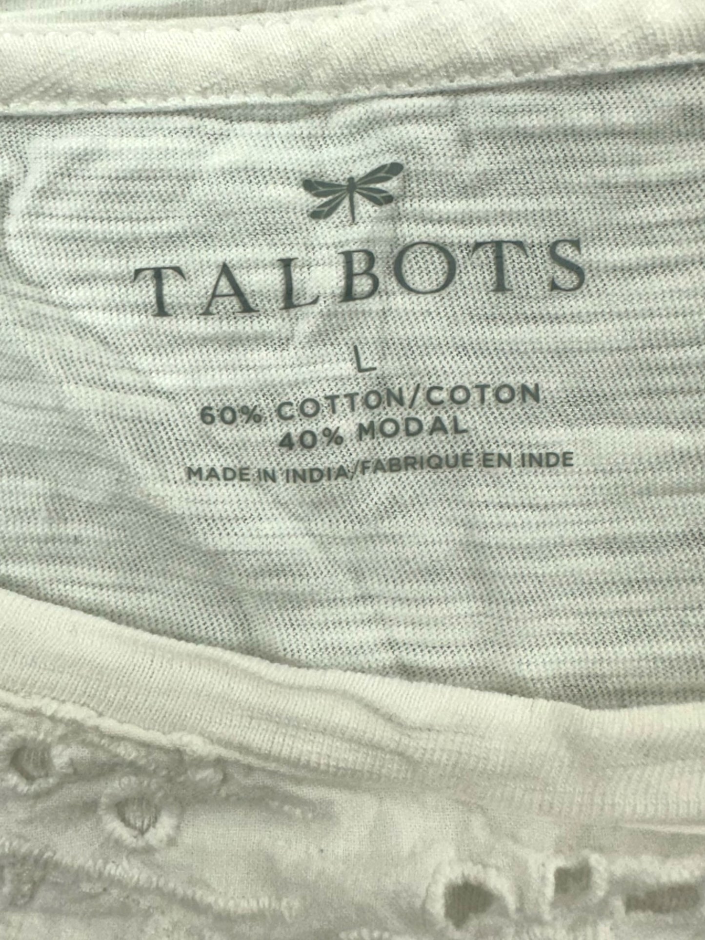 Talbots White Tank Top