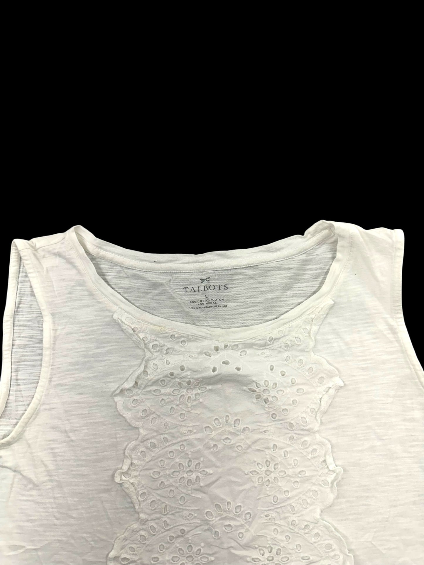 Talbots White Tank Top