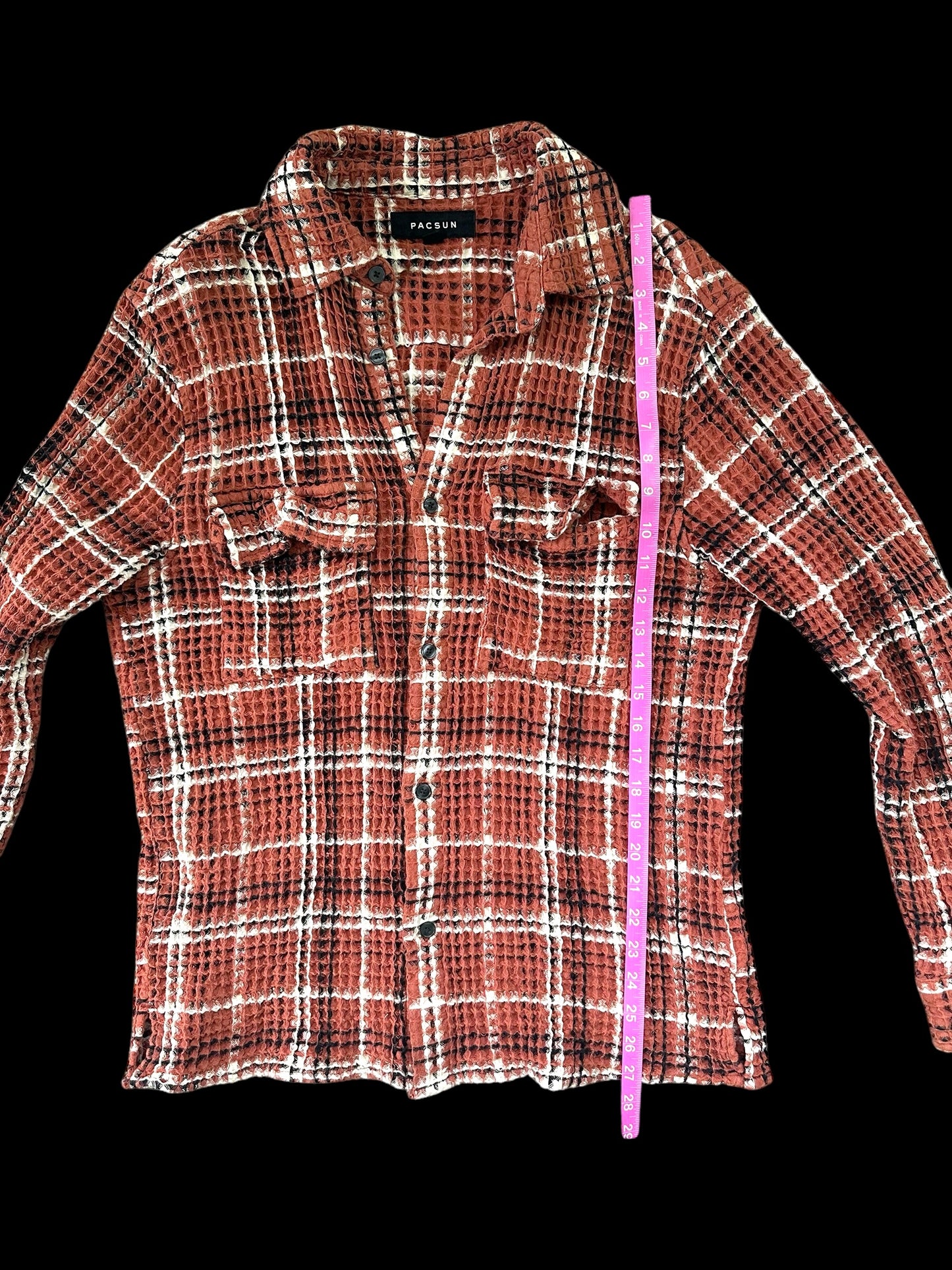 PacSun Checkered Flannel Button Down Jacket