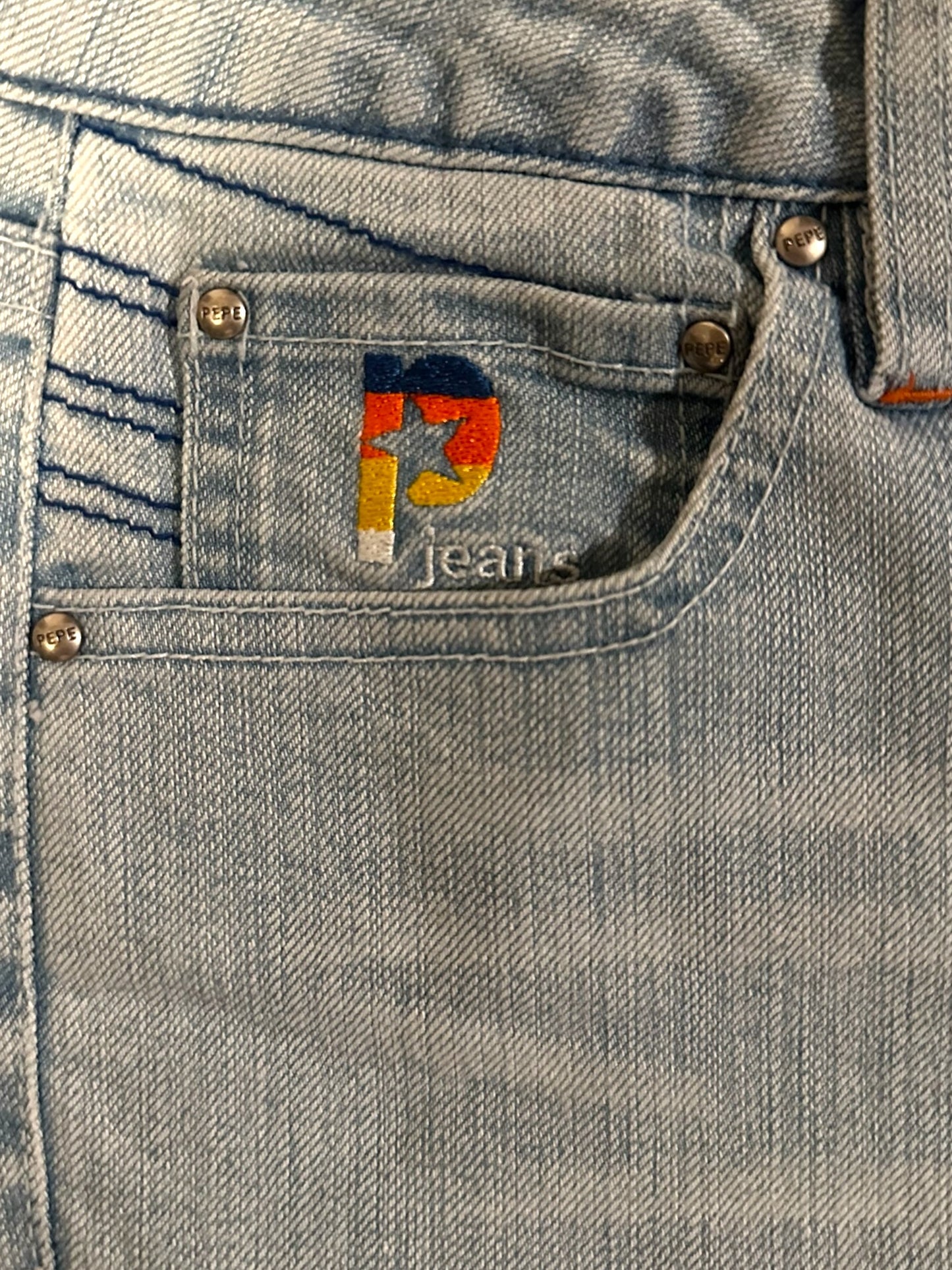 Pepe London Low Rise Flare Jean