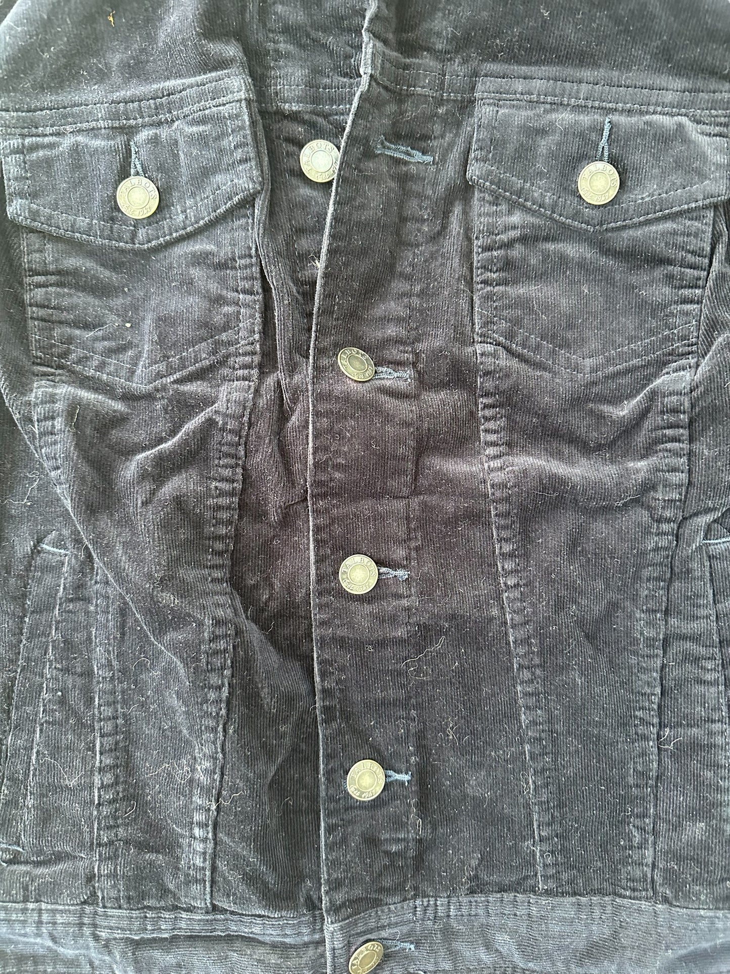 Talbots Navy Button Up Jacket