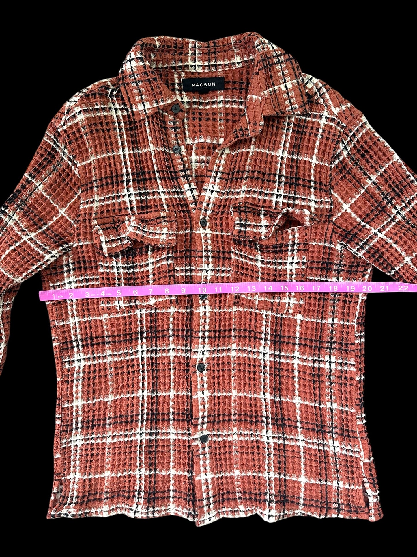 PacSun Checkered Flannel Button Down Jacket
