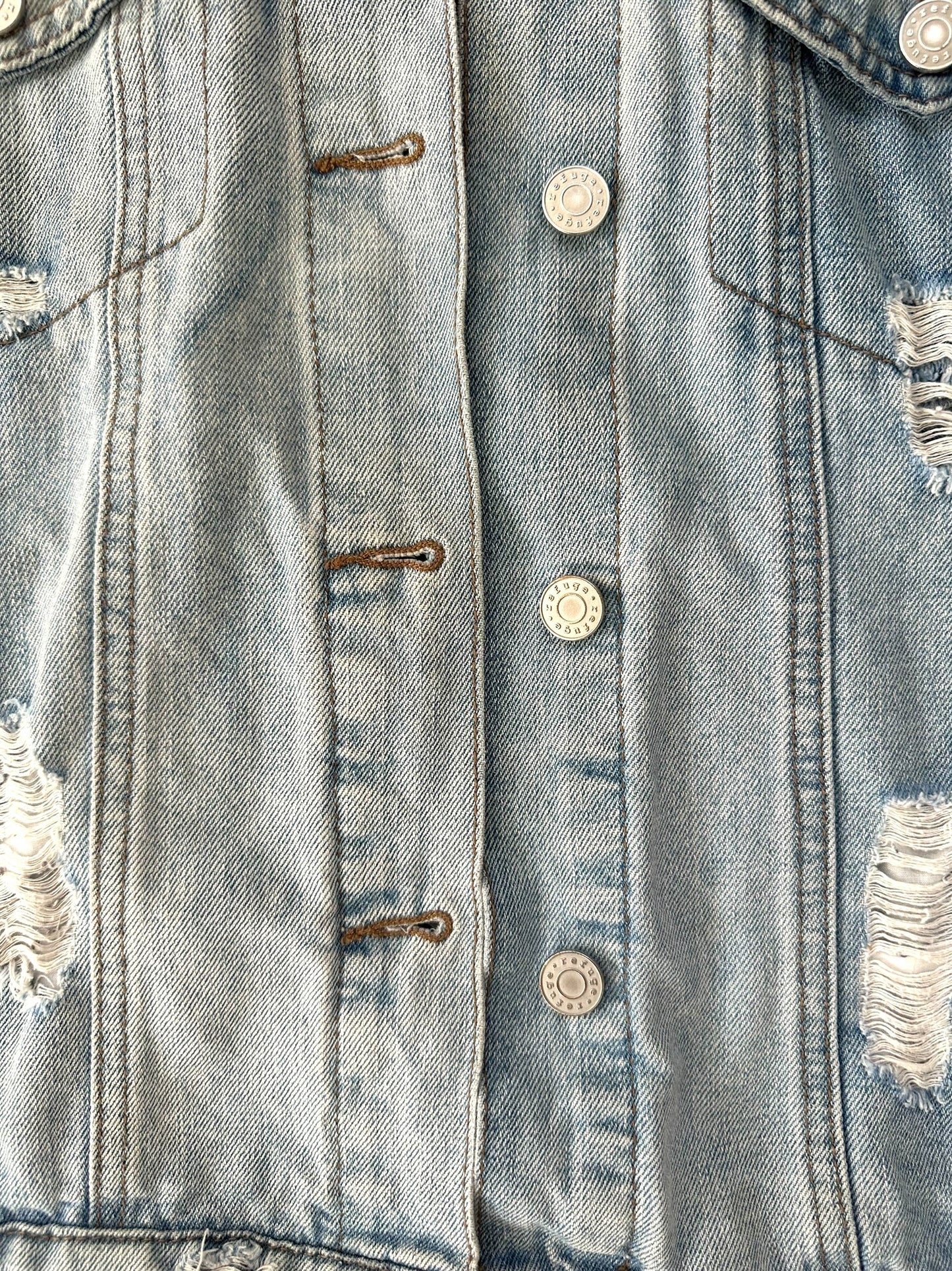 Distressed Denim Jacket