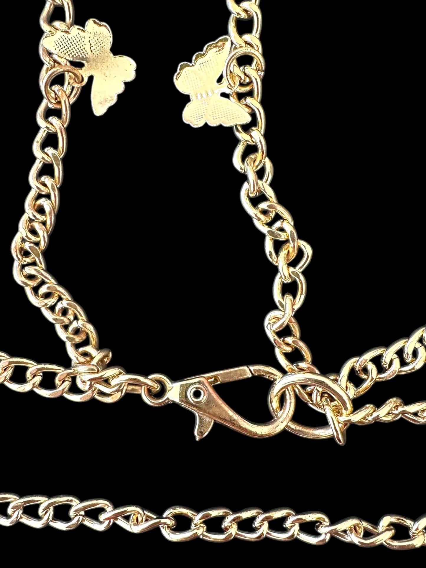 Gold Butterfly Belt