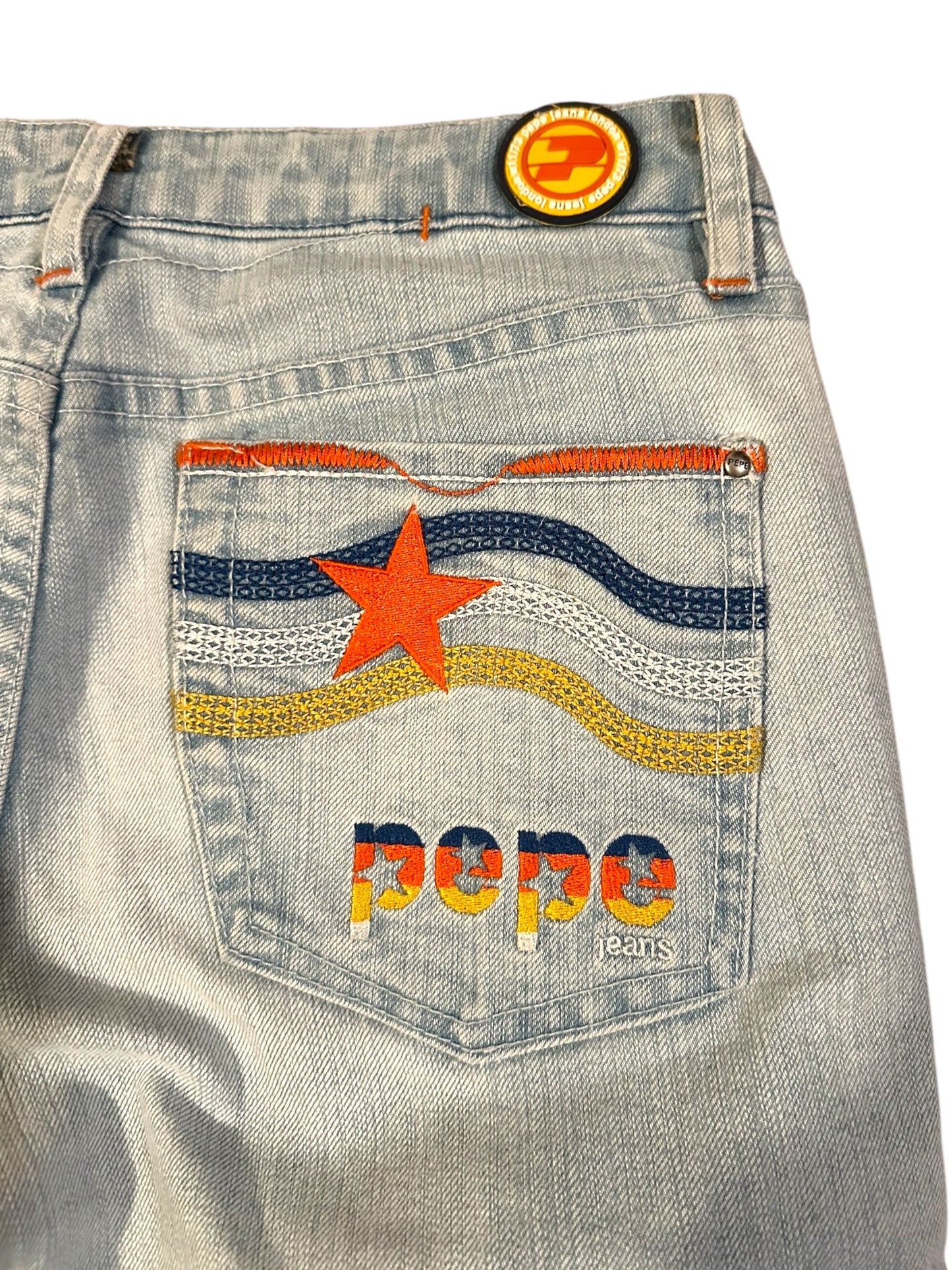Pepe London Low Rise Flare Jean