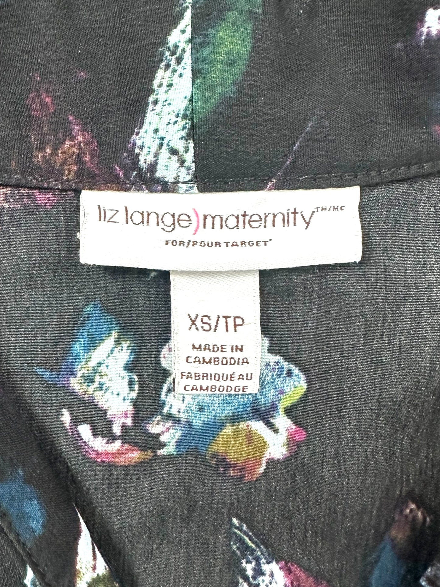 Liz Lange Floral Blouse