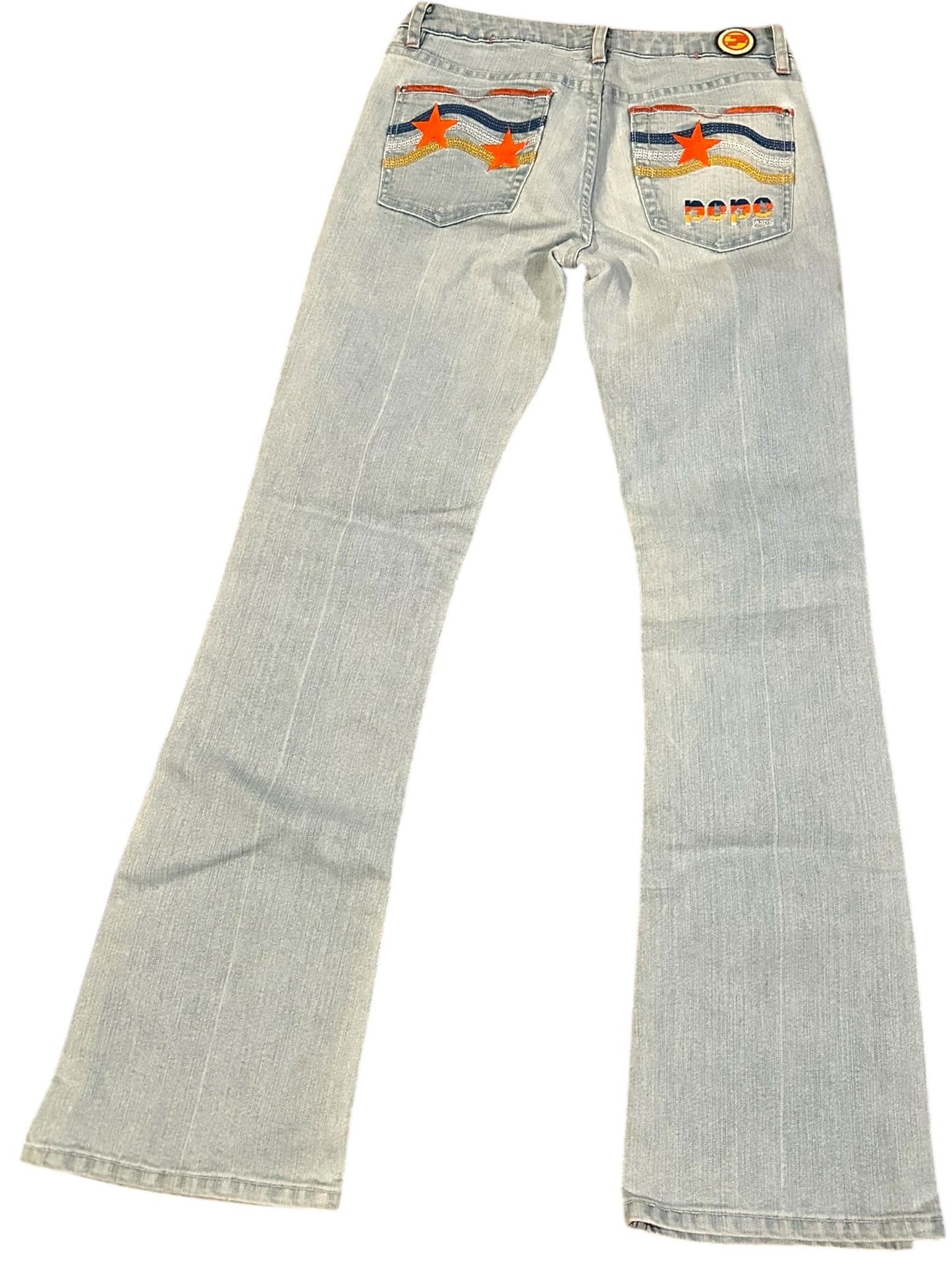 Pepe London Low Rise Flare Jean