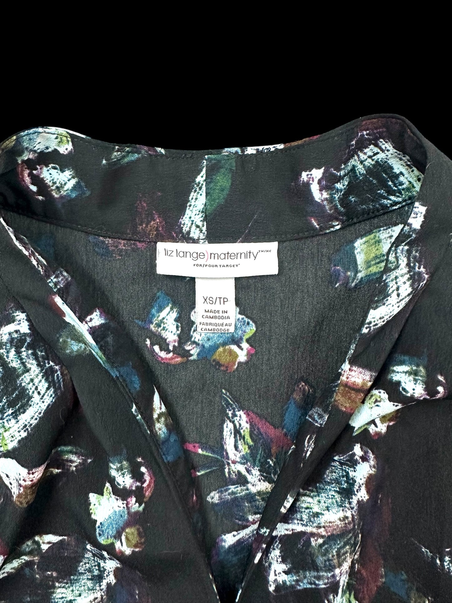 Liz Lange Floral Blouse