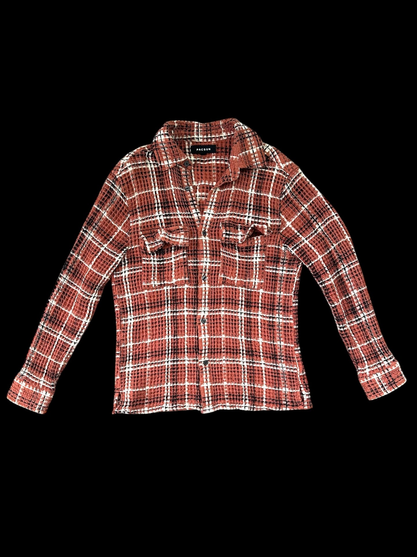 PacSun Checkered Flannel Button Down Jacket