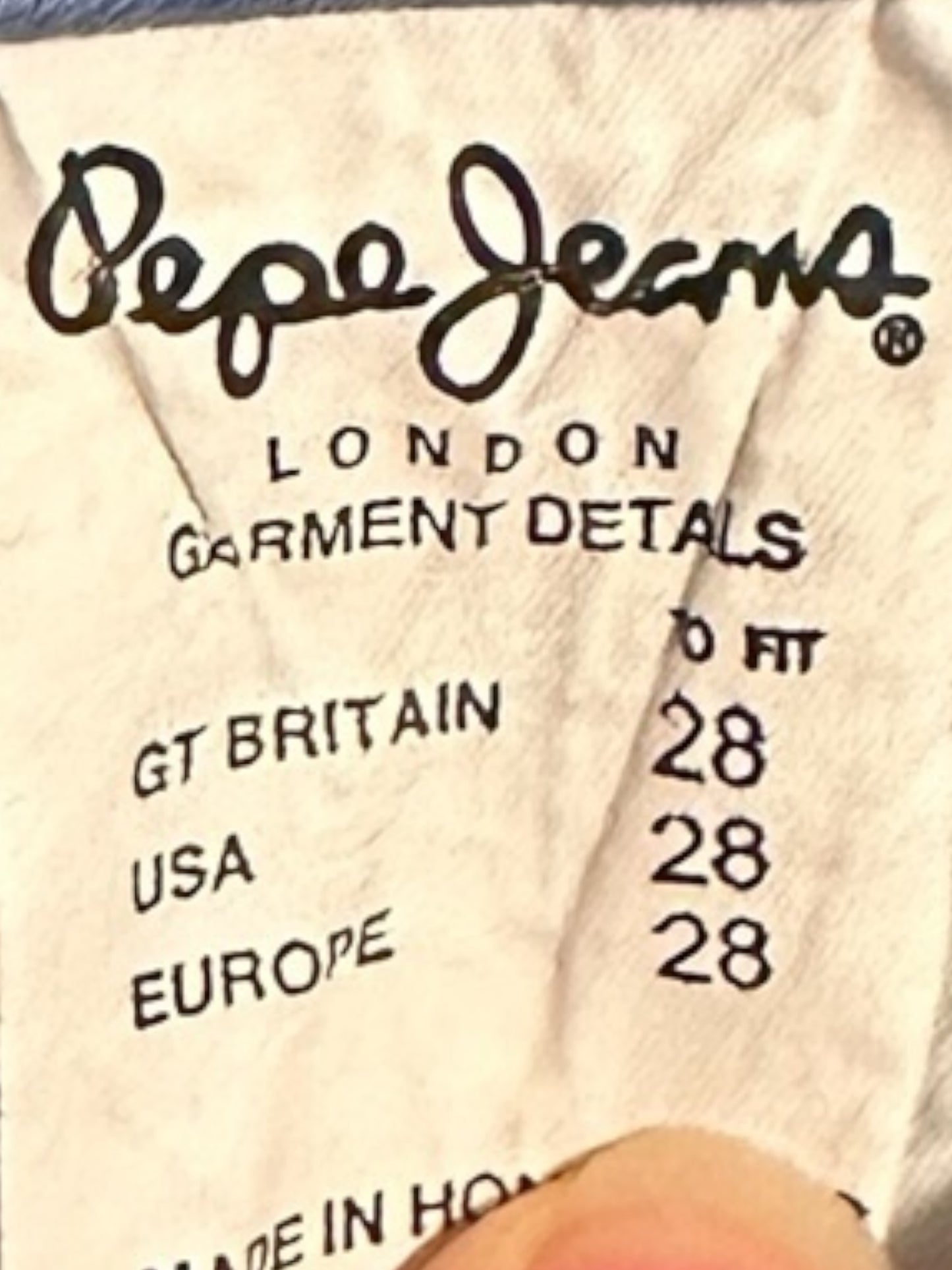 Pepe London Low Rise Flare Jean