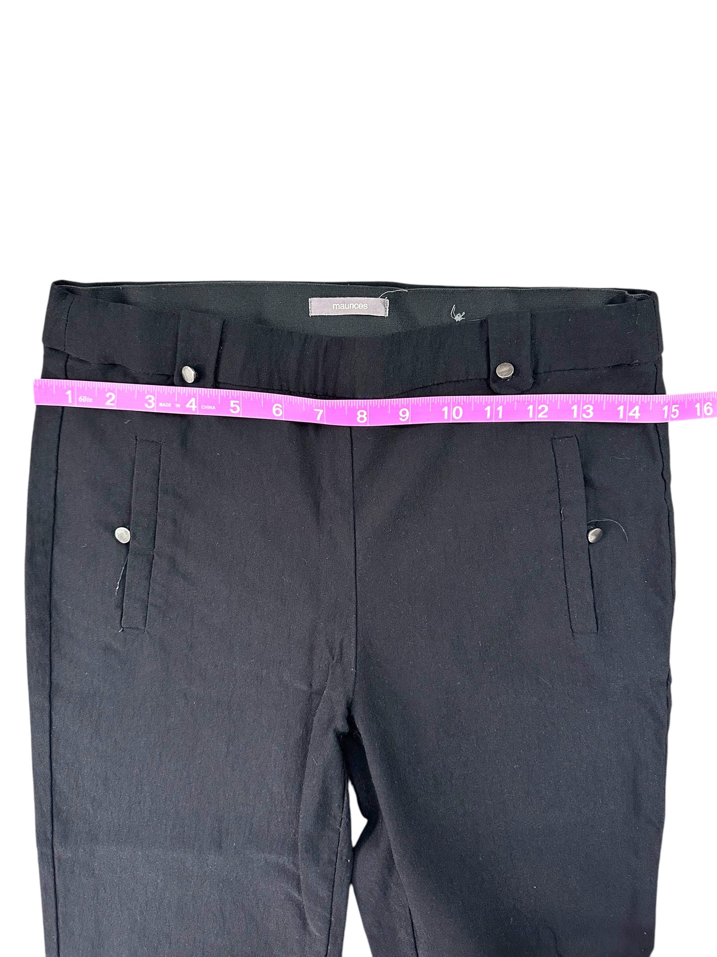 Maurice's Black Stretchy Skinny Pant