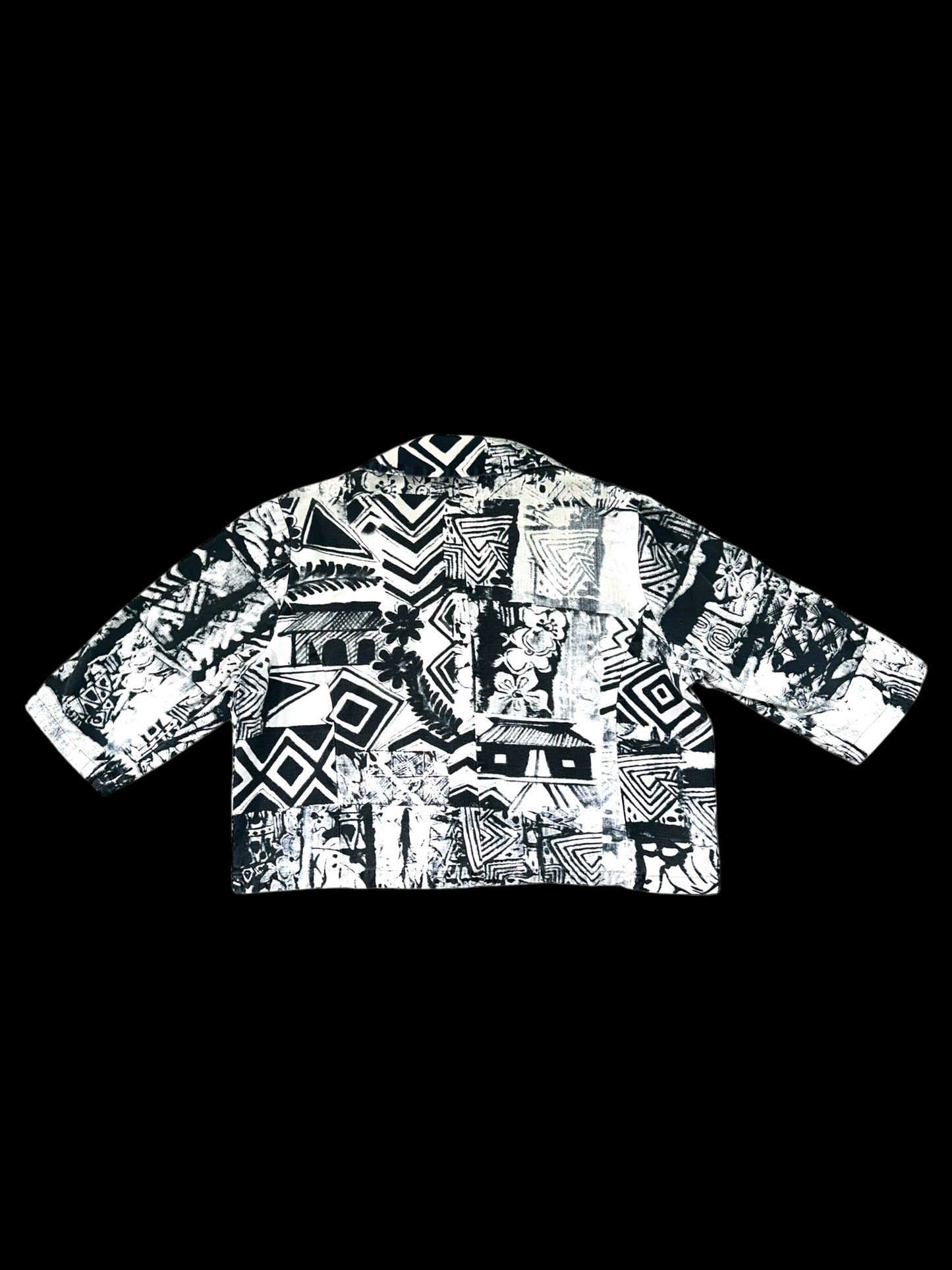 New Direction Abstract Shirt Jacket Shacket