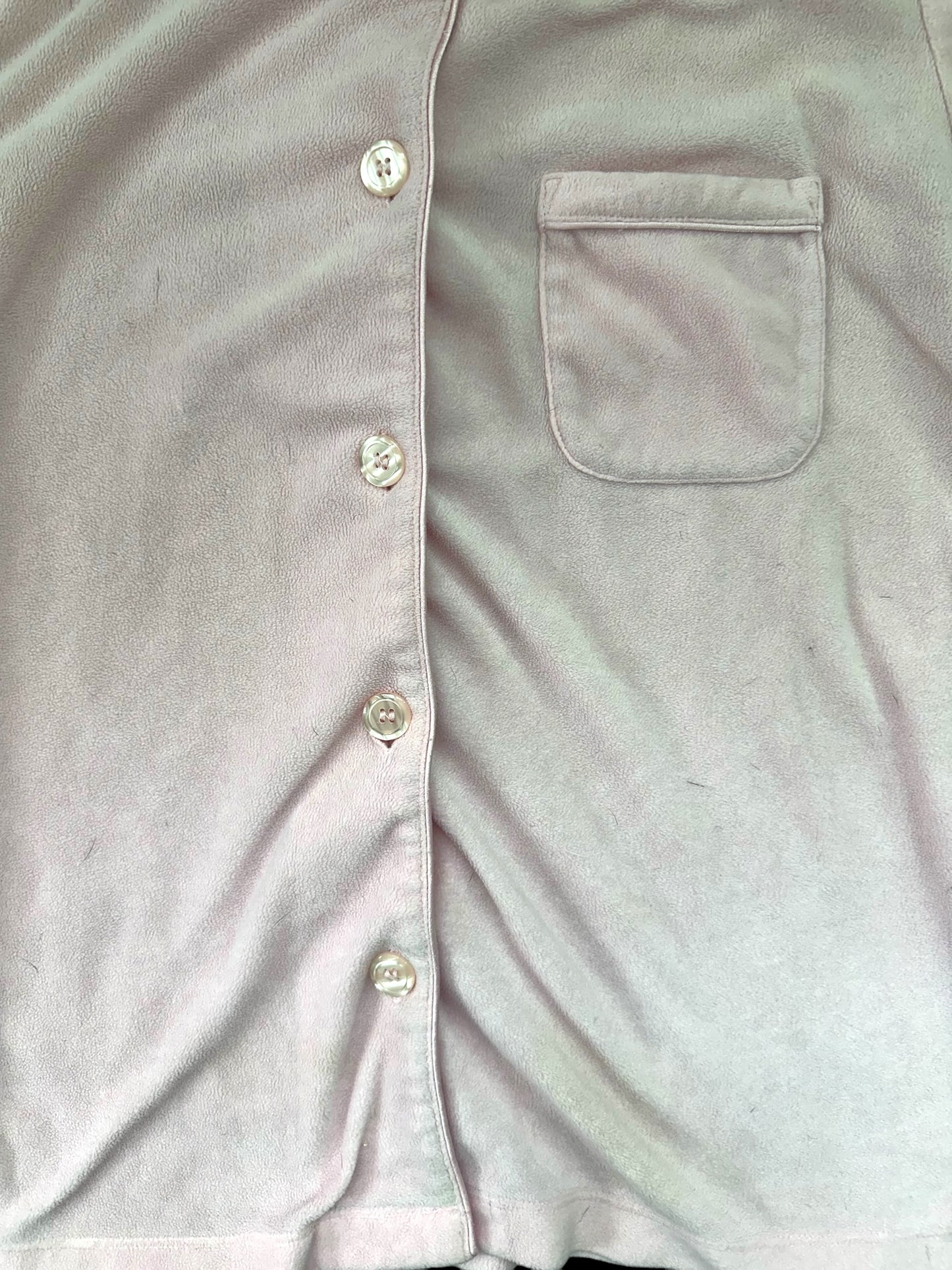Intimate Essentials Button Up Fleece