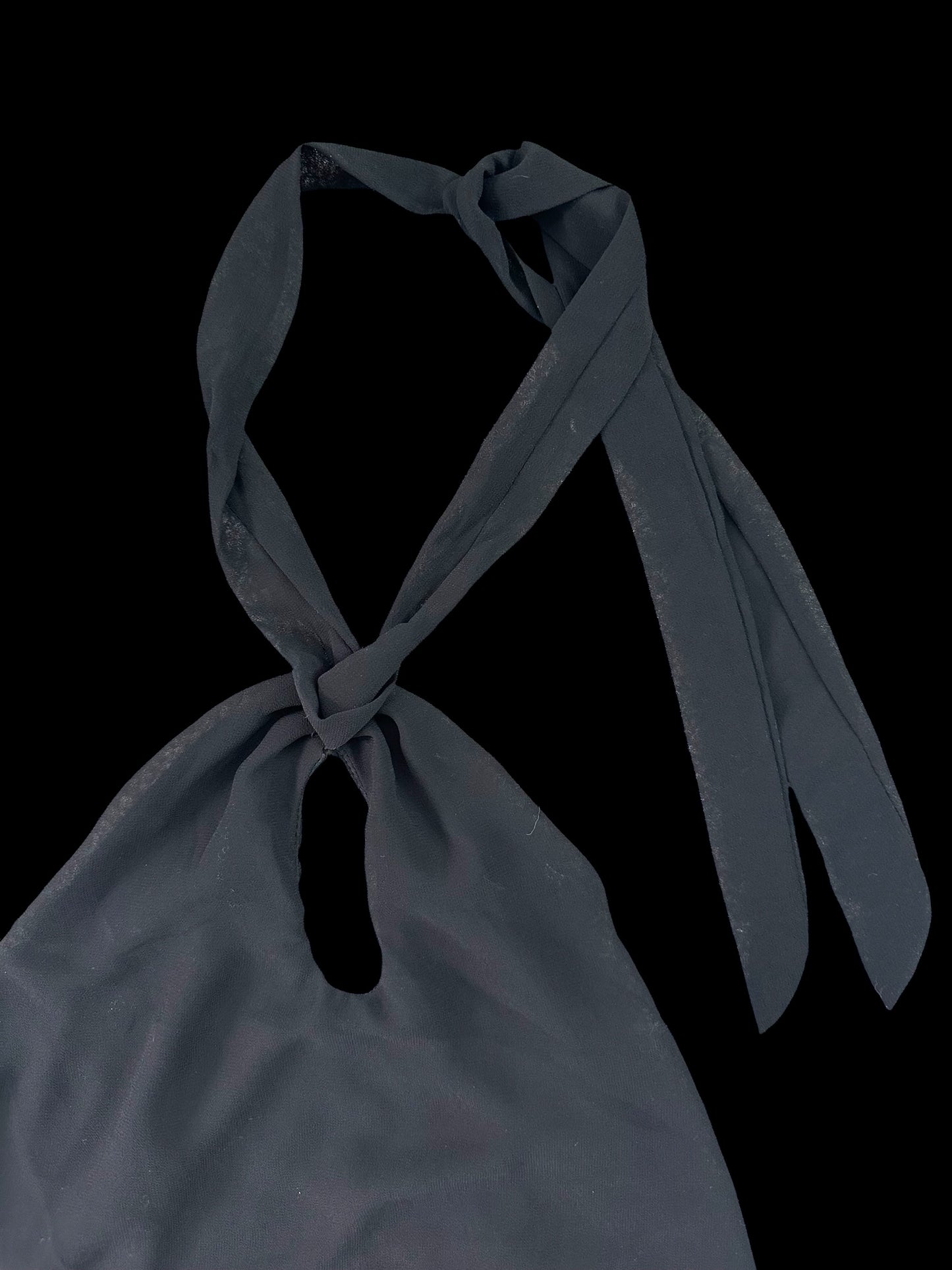 Halter Body Suit With Key Hole Cutout